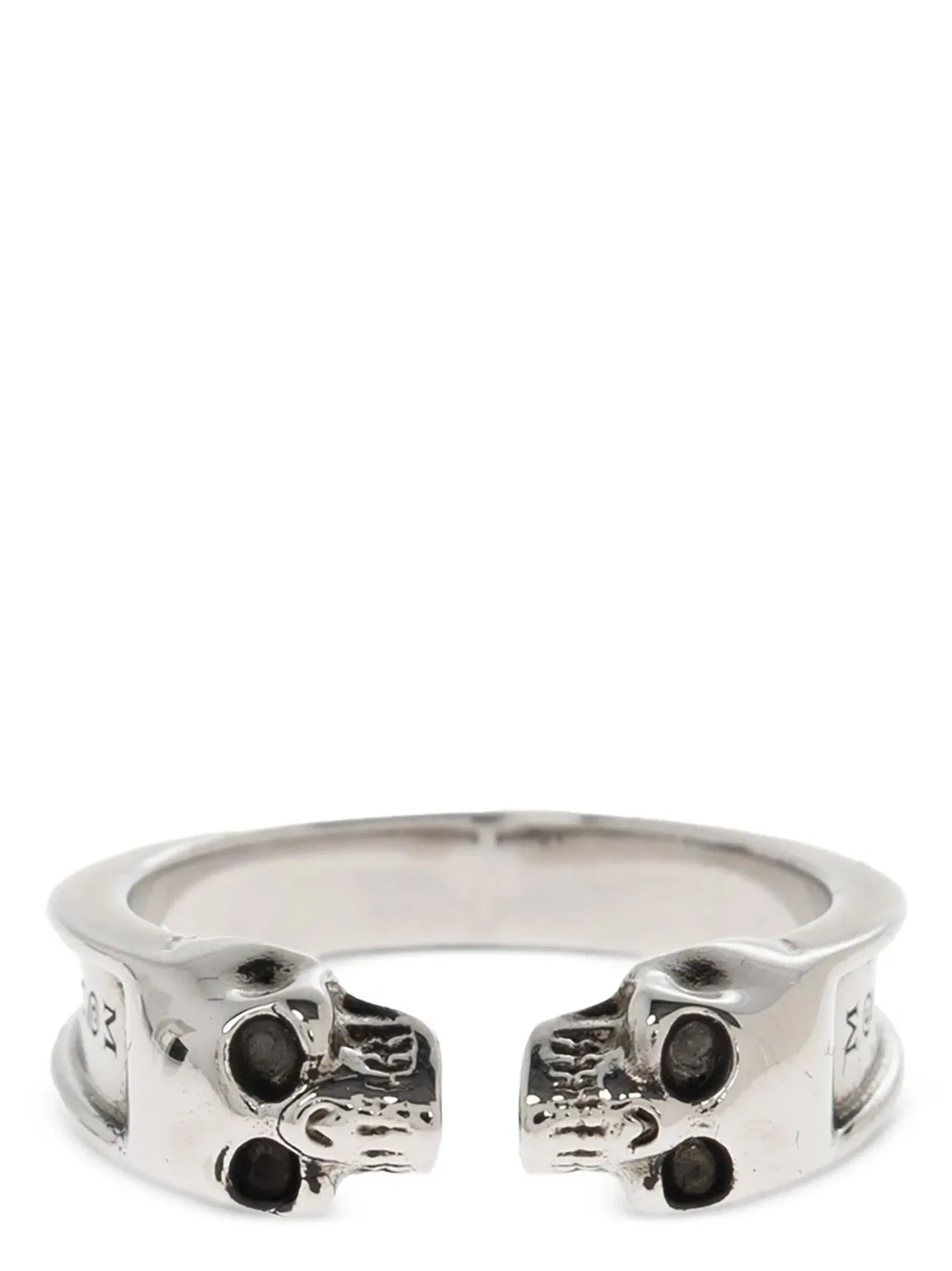 'Thin Twin Skull' Ring