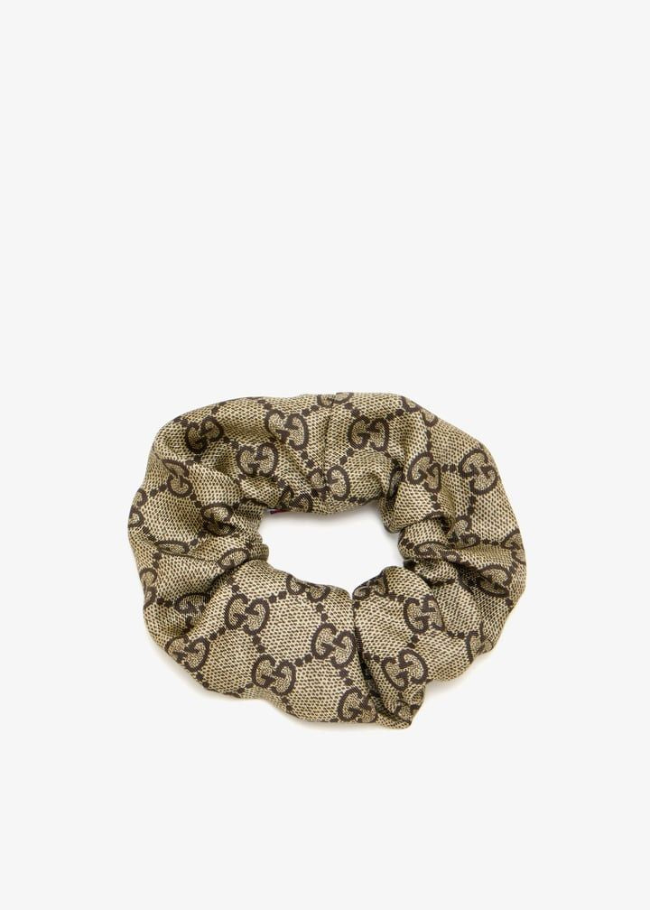 Gg Silk Scrunchie