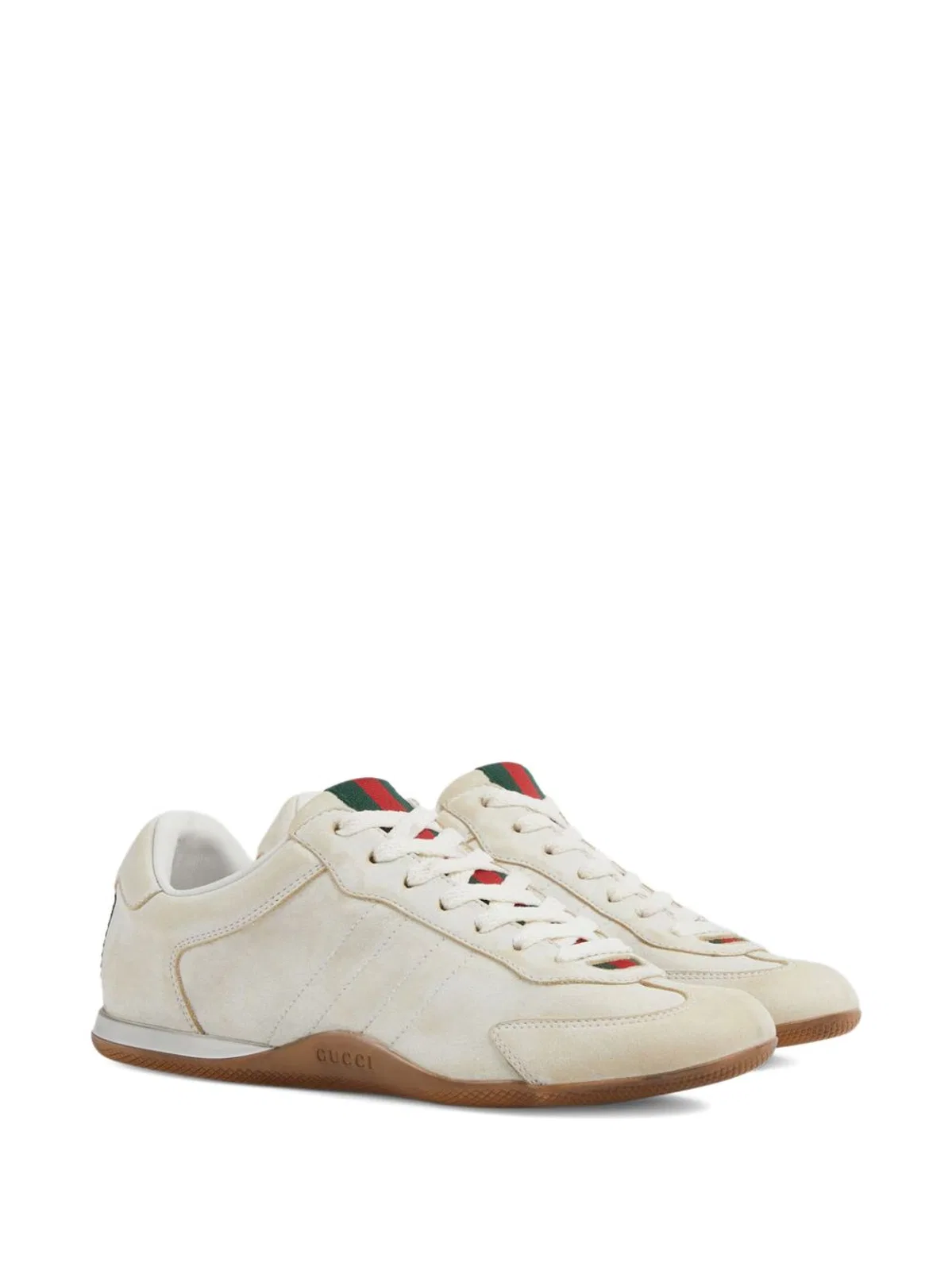 Gucci Leather Sneakers In Multi