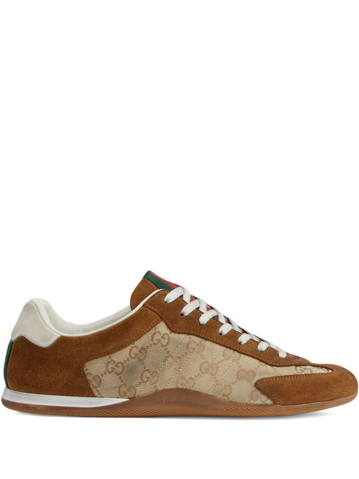 Suede Trim Lace-Up