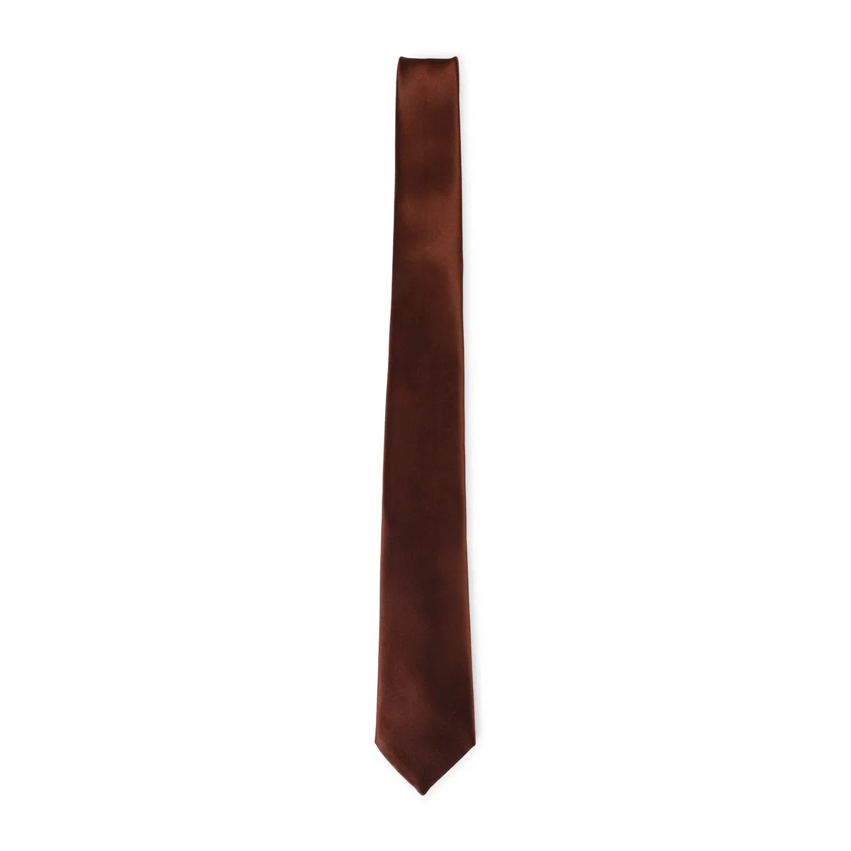 Brown Silk Tie