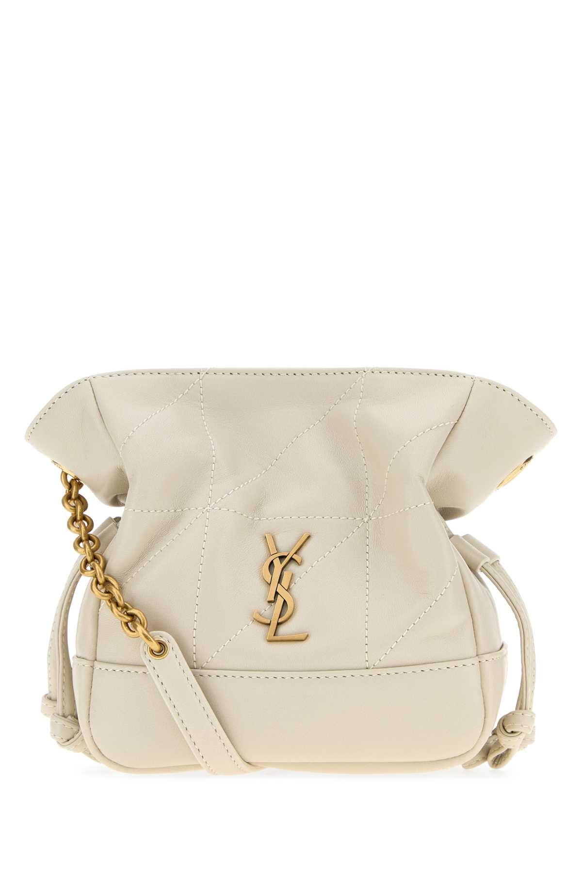Sand Leather Mini Jamie Bucket Bag