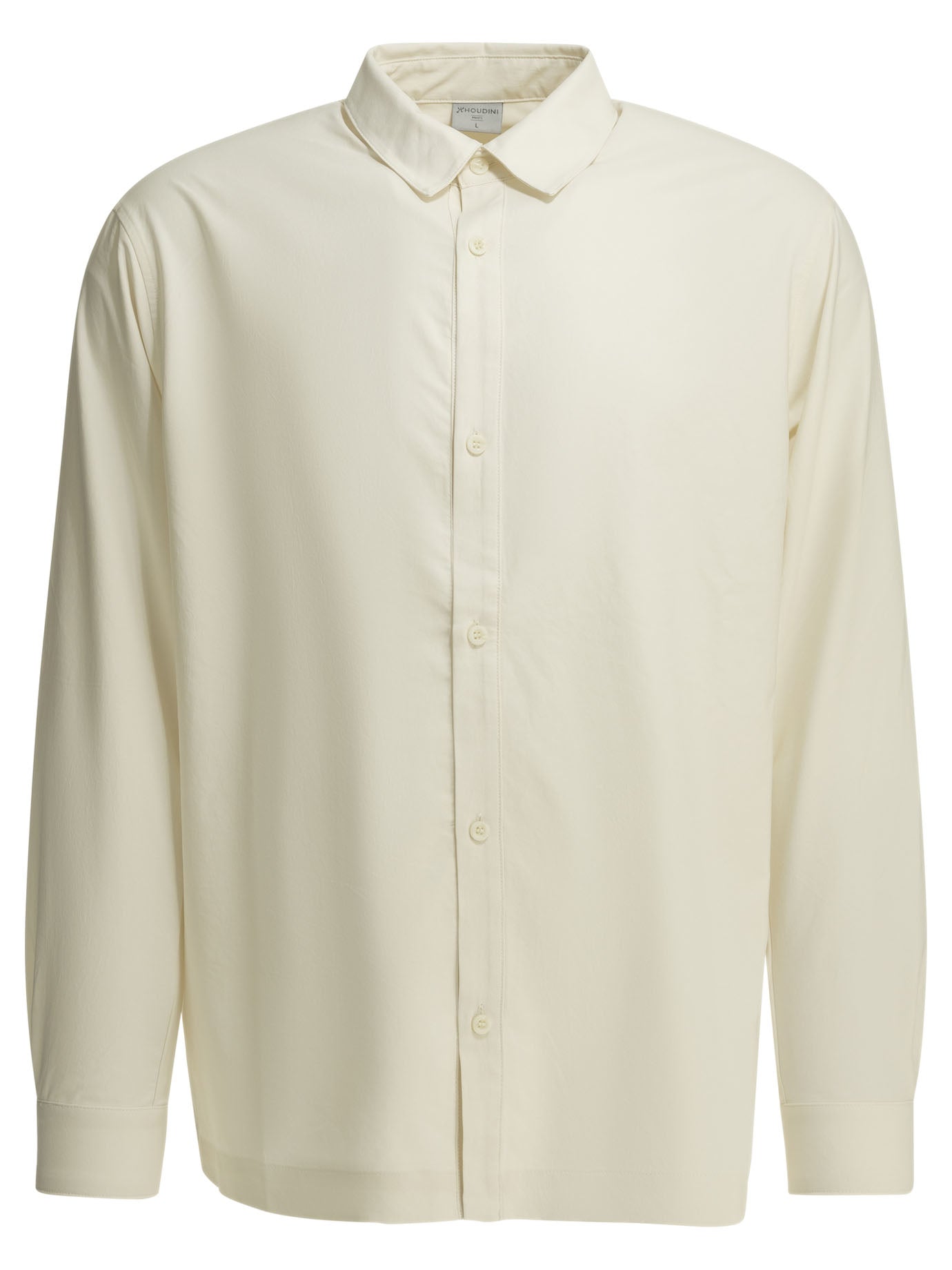 Simbio Base Shirt White Recycled Polyester Casual Shirt