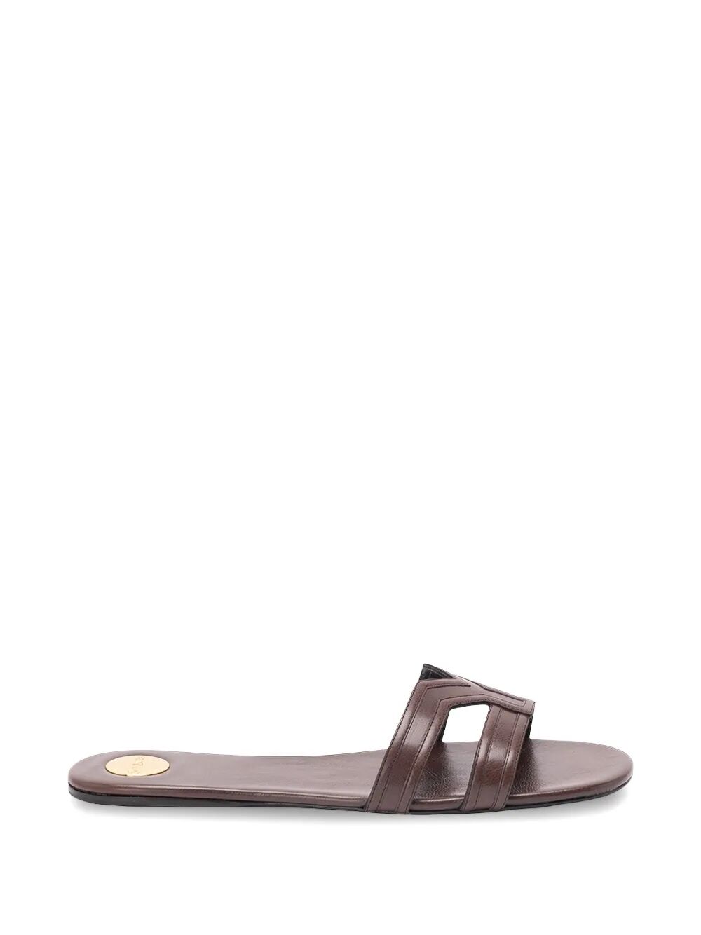 Mabrouka Smooth Leather Slides