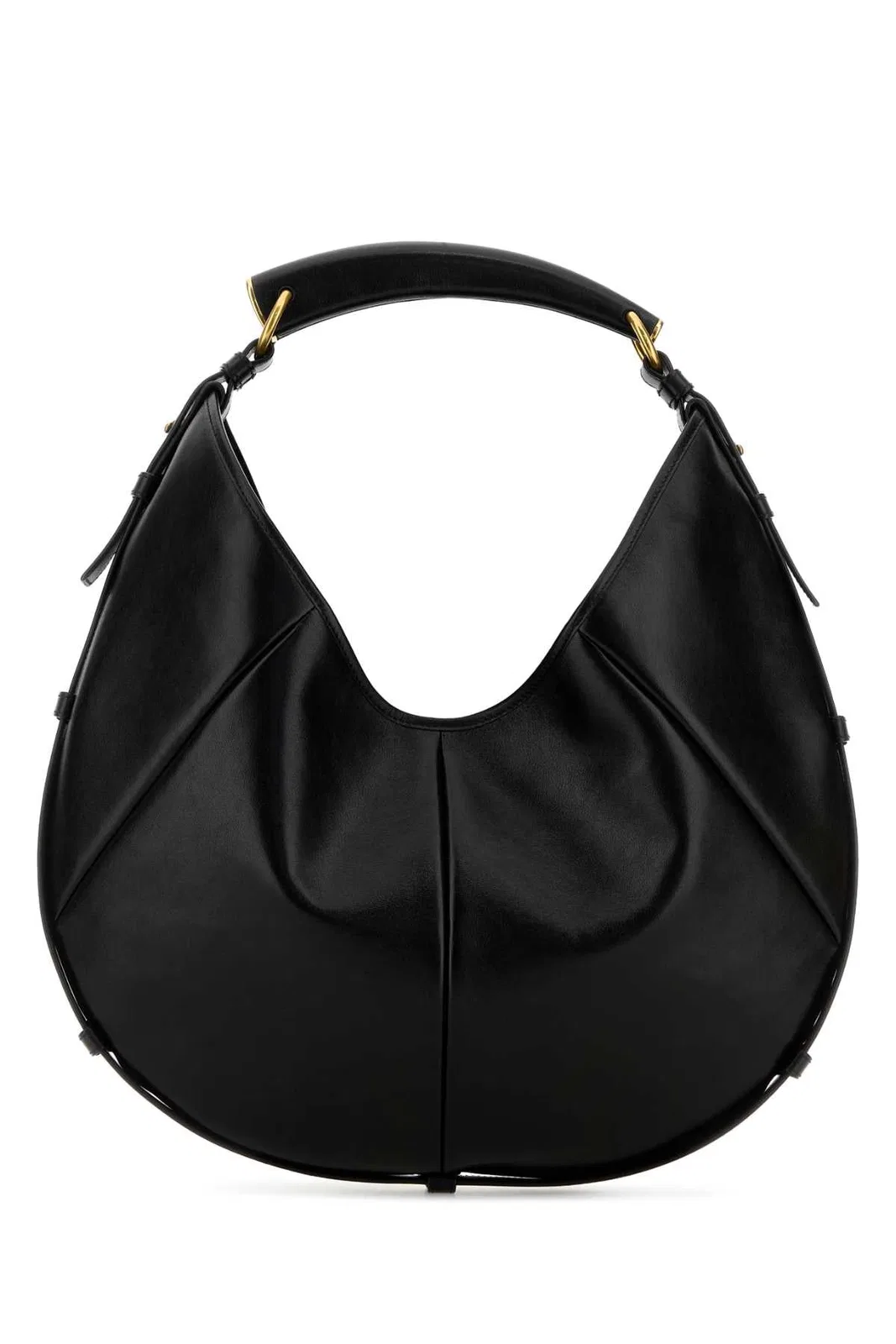 Saint Laurent Black Leather Medium Mombasa Shoulder Bag
