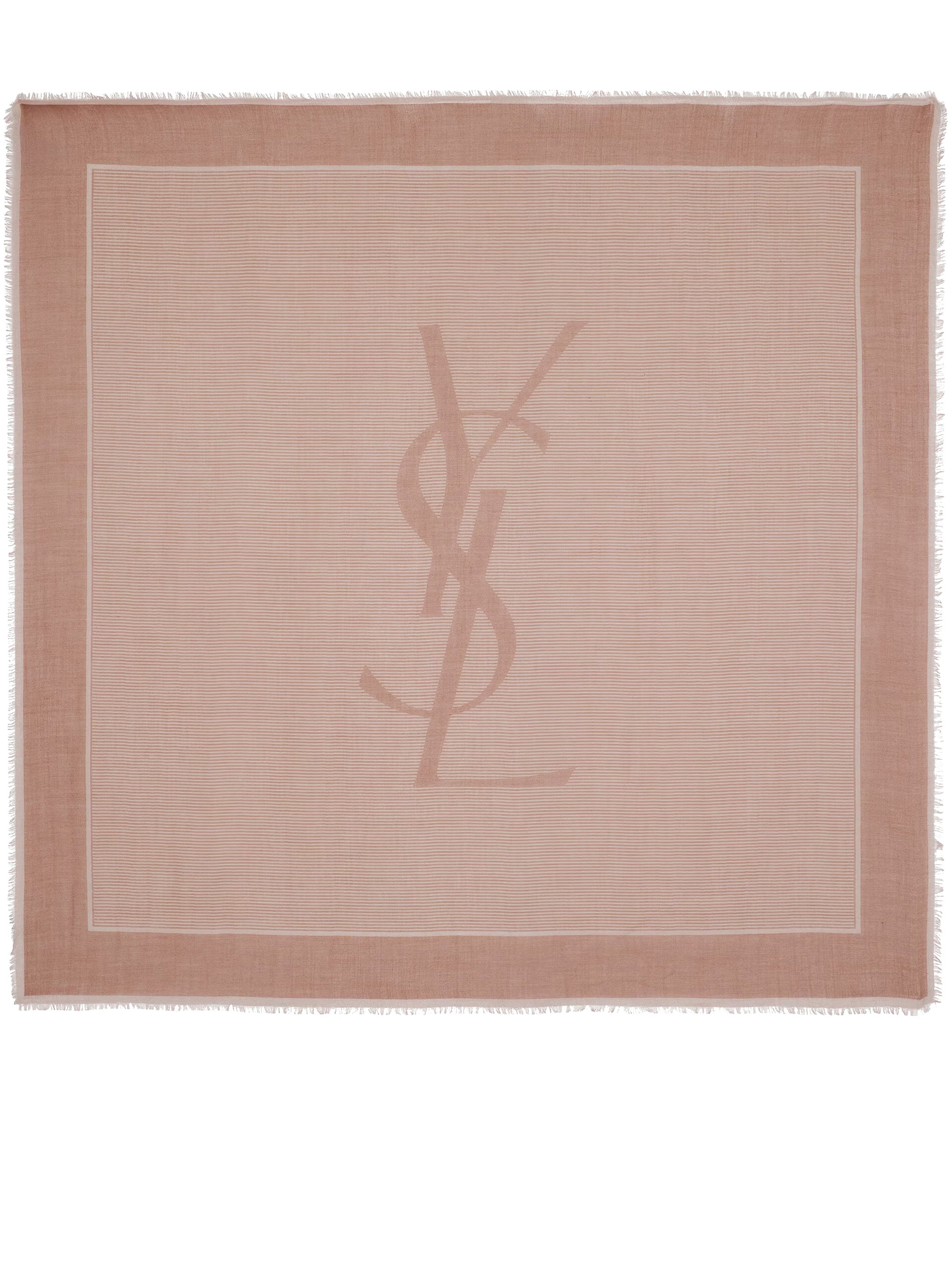 Large Striped Carré Sienna Scarf