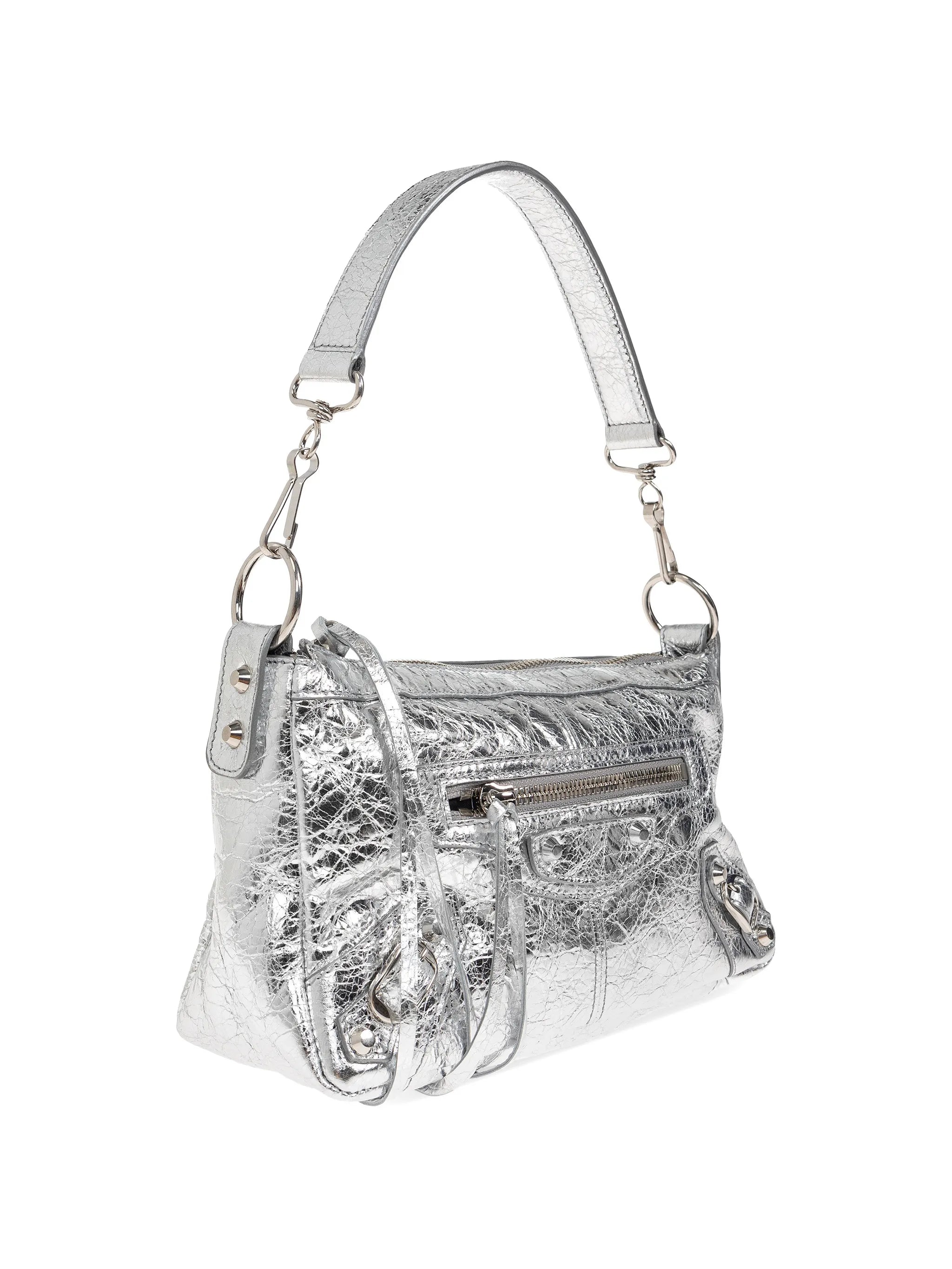 Silver Le City Moto Mini Bag