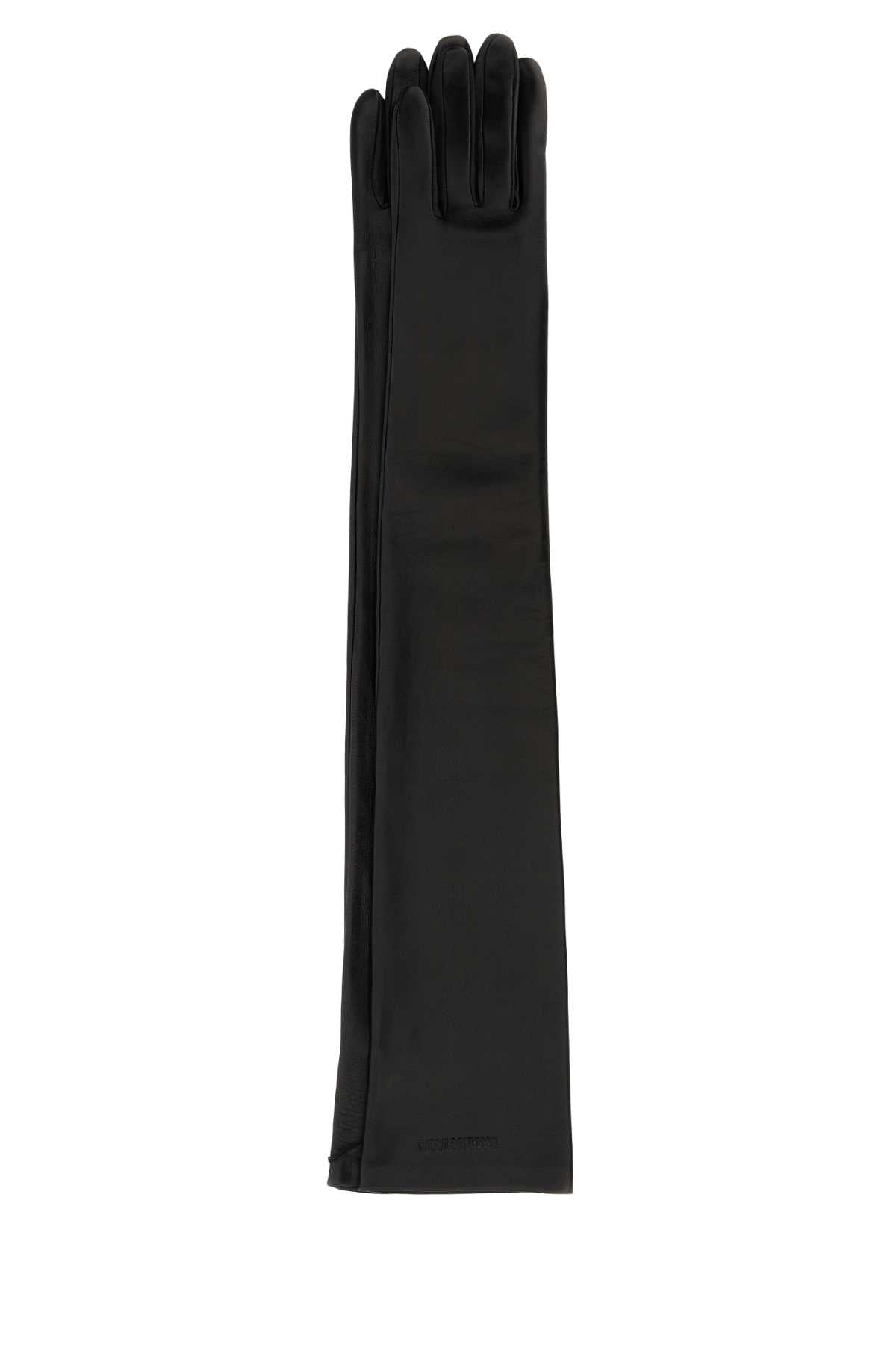 Black Leather Gloves