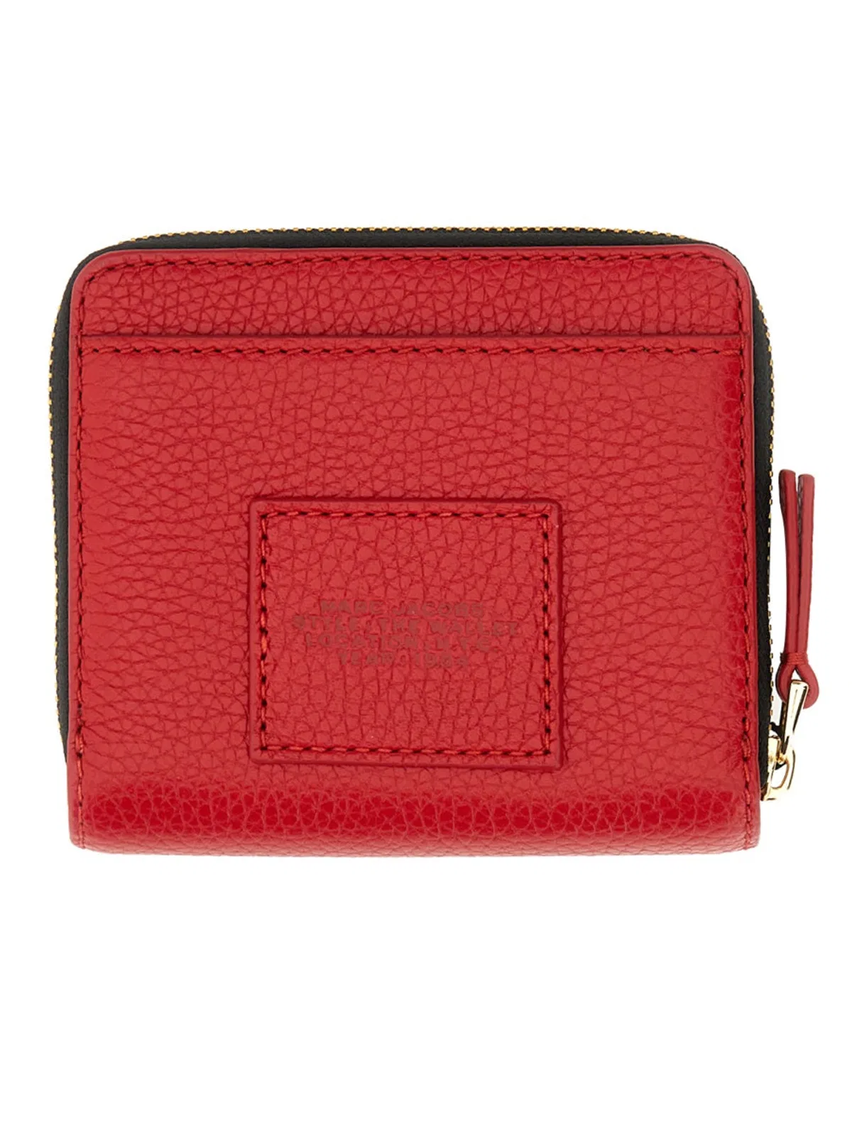 Marc Jacobs The Leather Mini Compact Wallet In Red