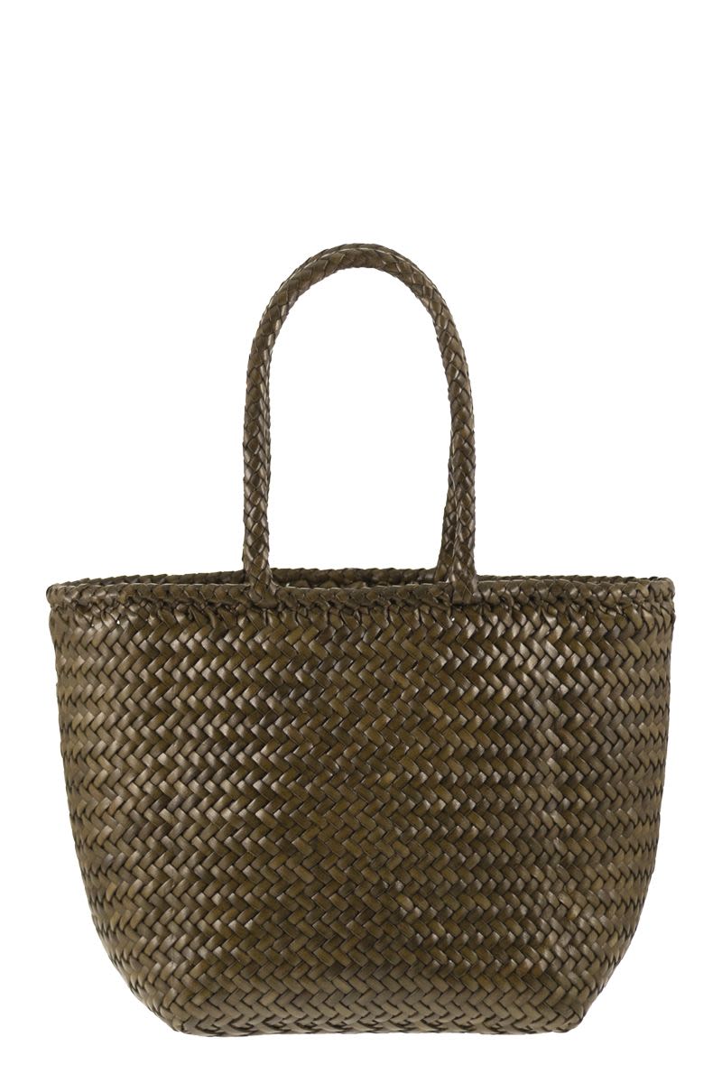 Grace Basket Small - Woven Leather Bag