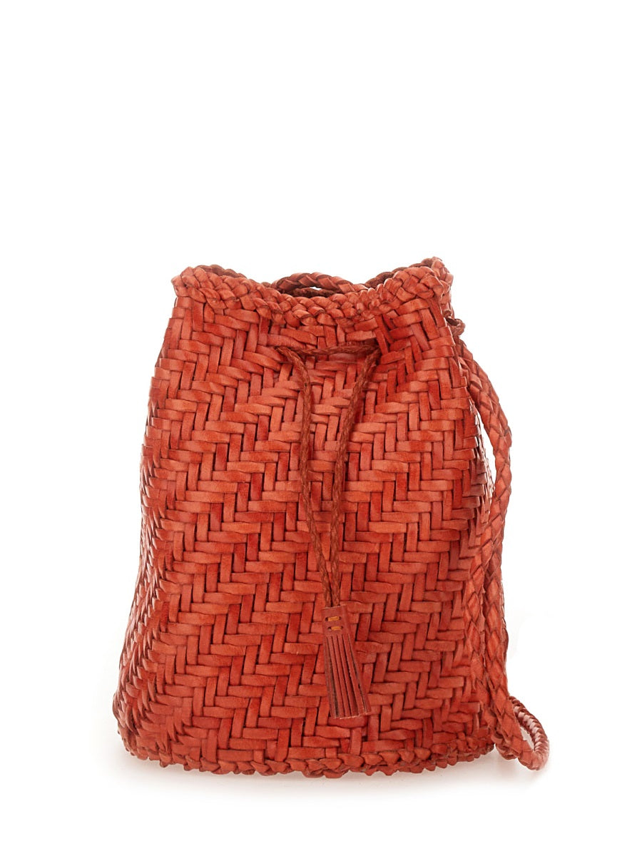 Borsa Pompom Double Jump Tan