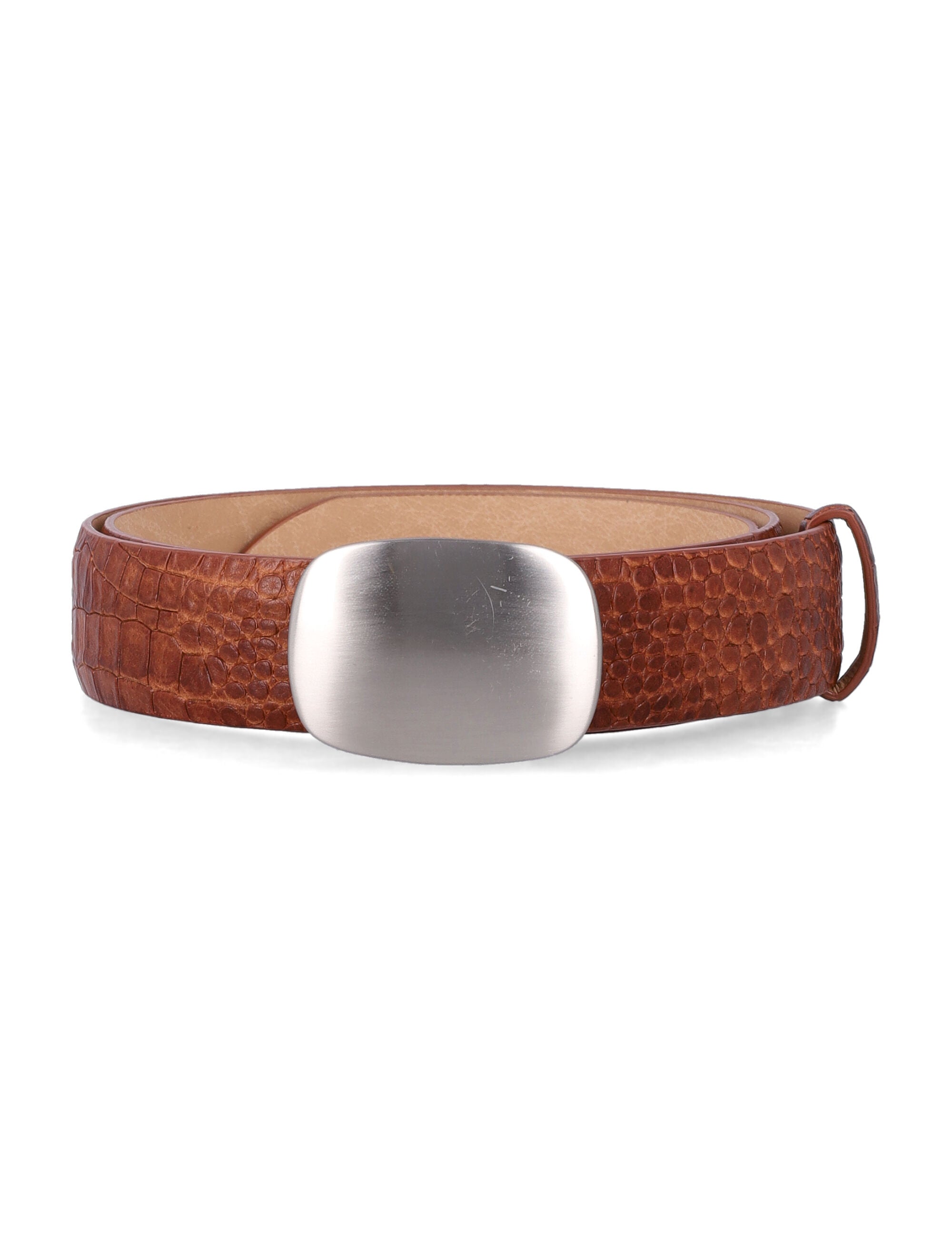 Embossed Leather Belt