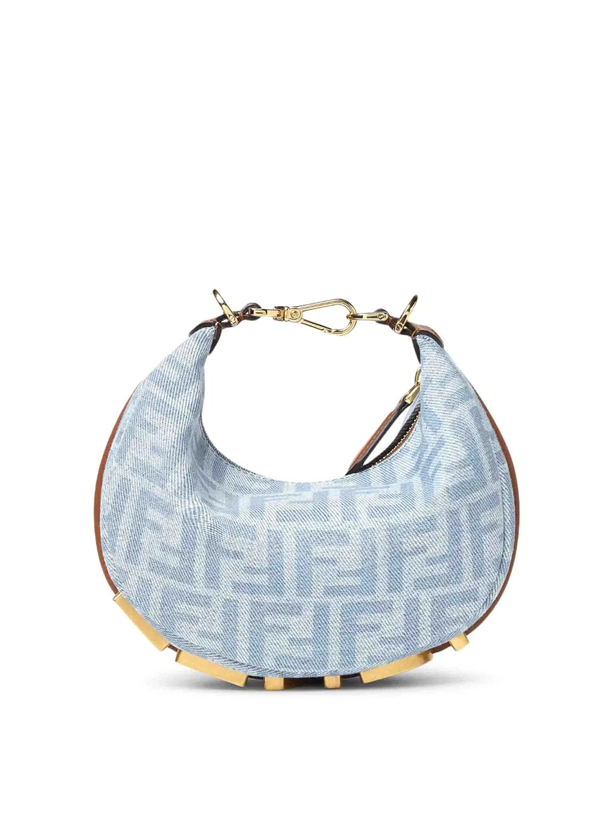 Graphy Mini Bag In Light Blue Ff Denim