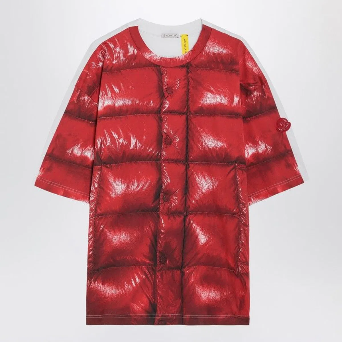 Red Cotton Tshirt With Digital Print