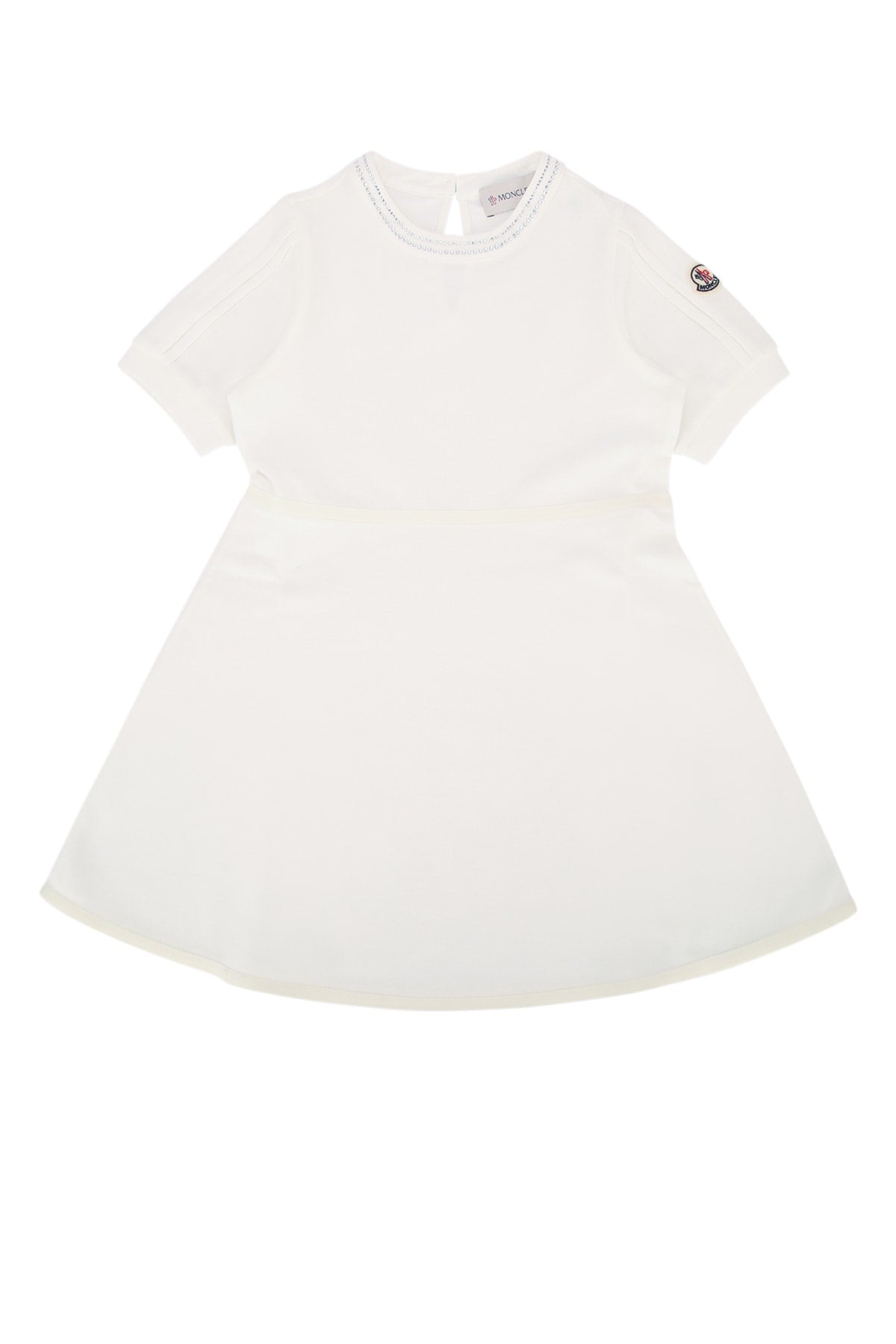 Kids Cotton Dress With Logo.