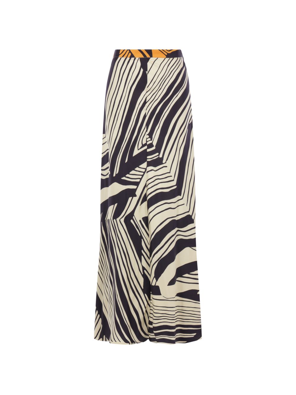 Patterned Silk Skirt