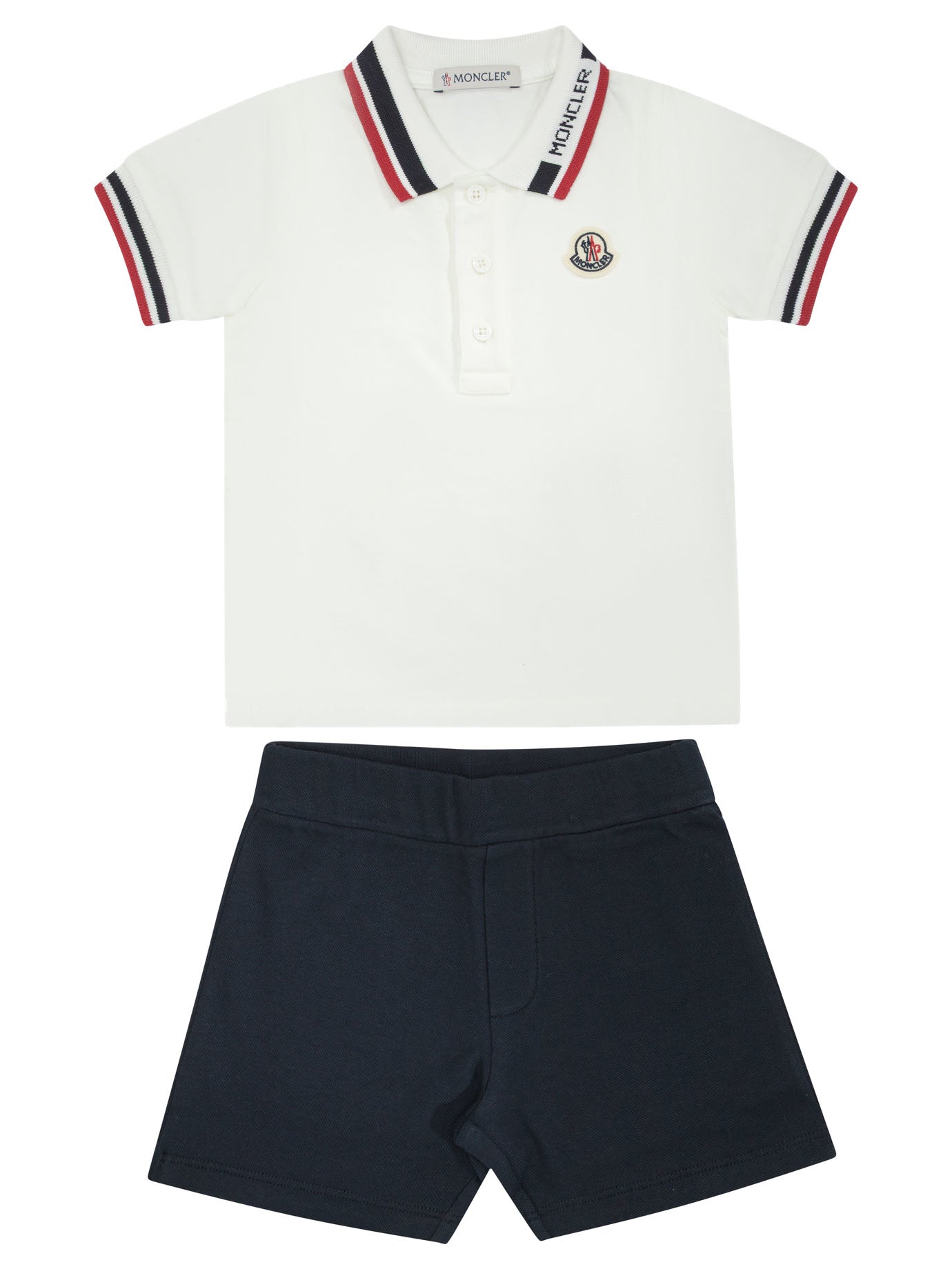 Kids White Cotton Tracksuit
