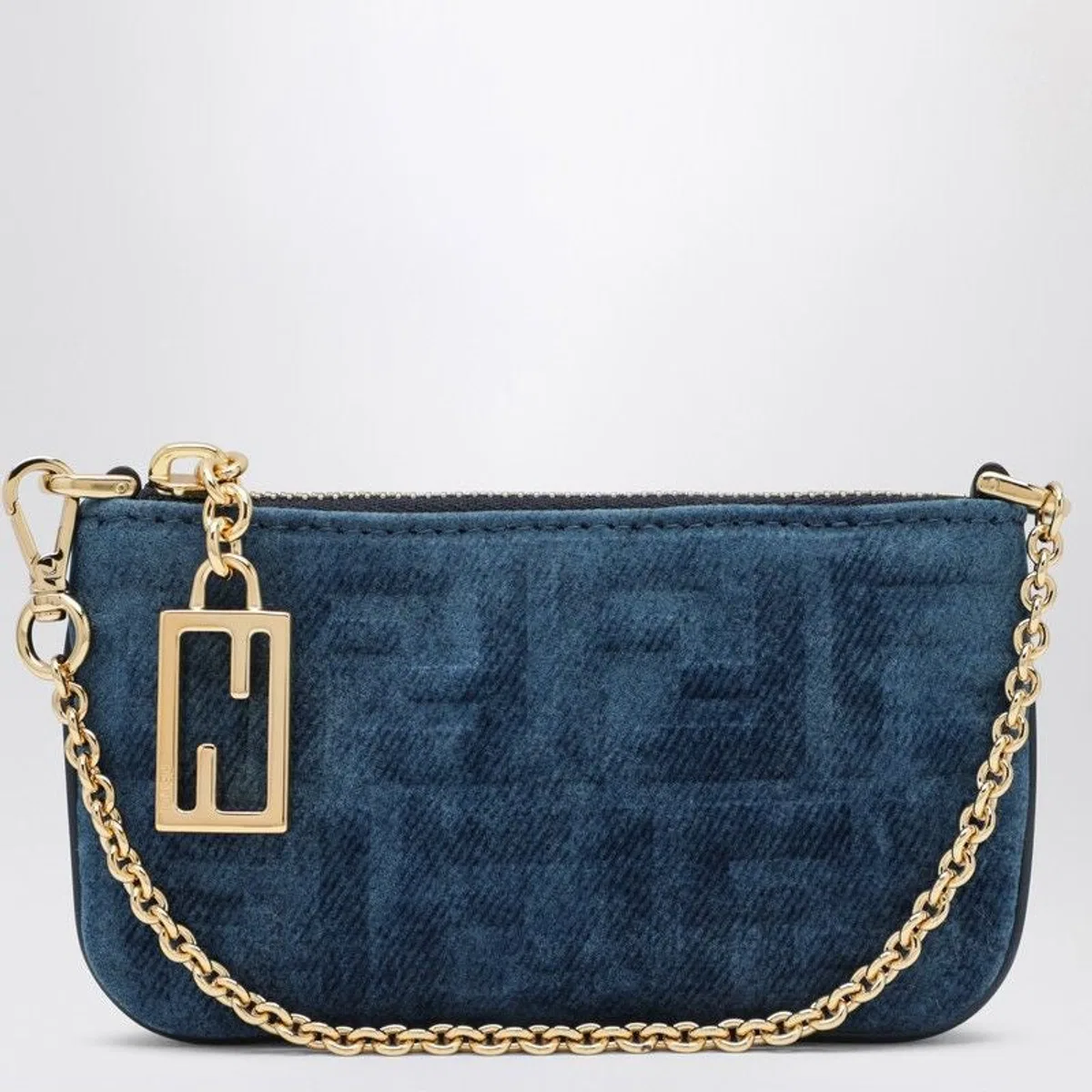 Baguette Mini Bag In Plush Denim