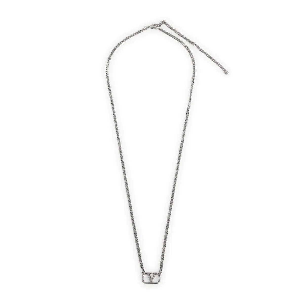 Vlogo Signature Metal Necklace