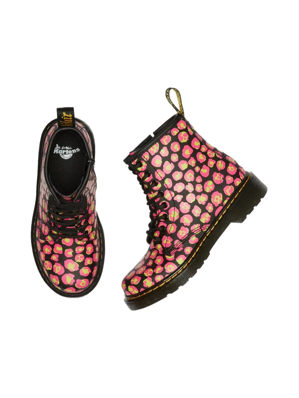 Dr. Martens Dr Martens Lace Boots 1460 Leopard In Multicolor
