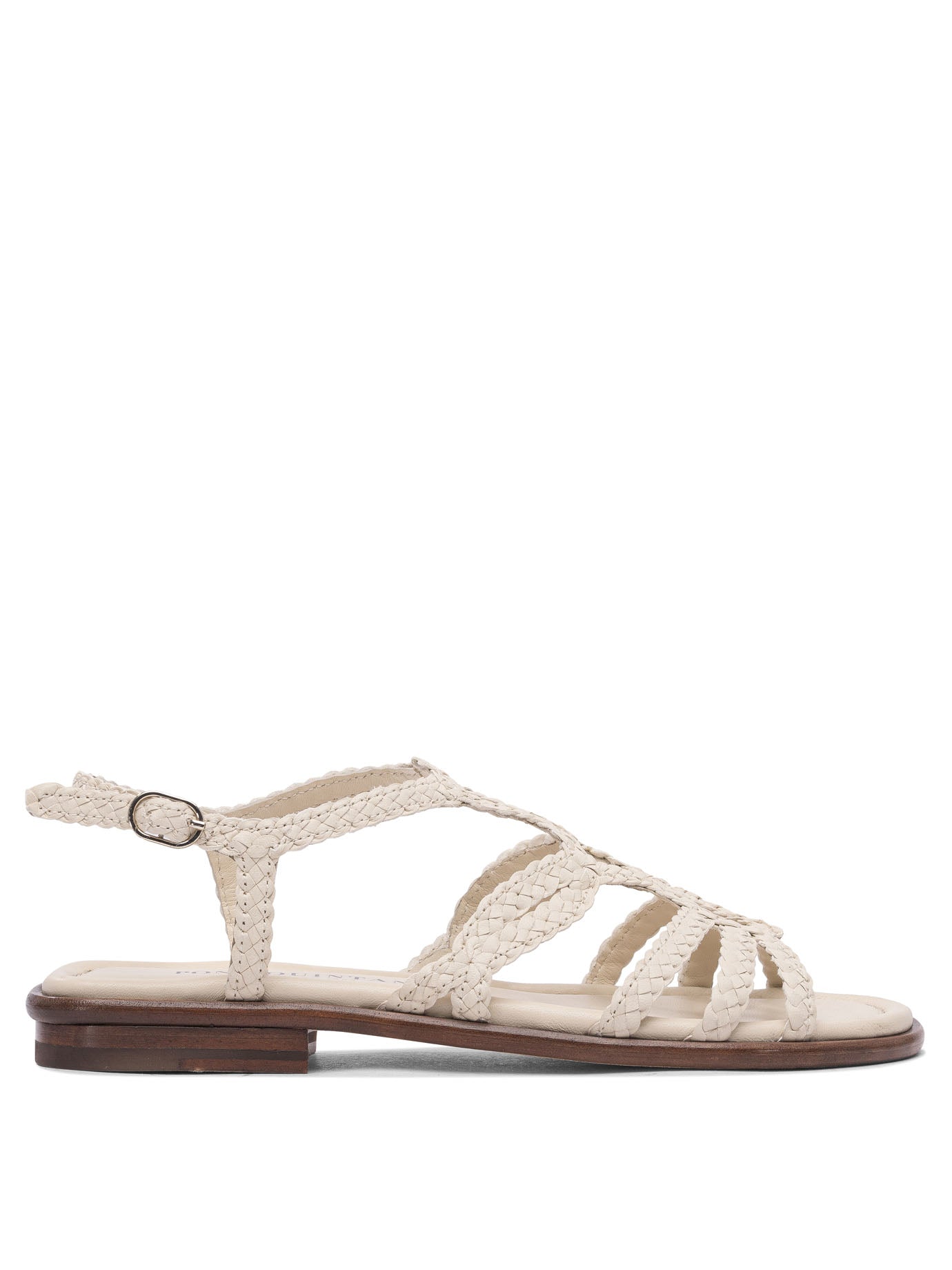 Beige Leather Sandals