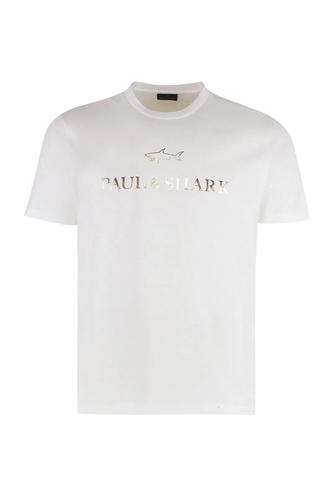 Paul & Shark T-Shirt In Cotton Jersey With Logo Print