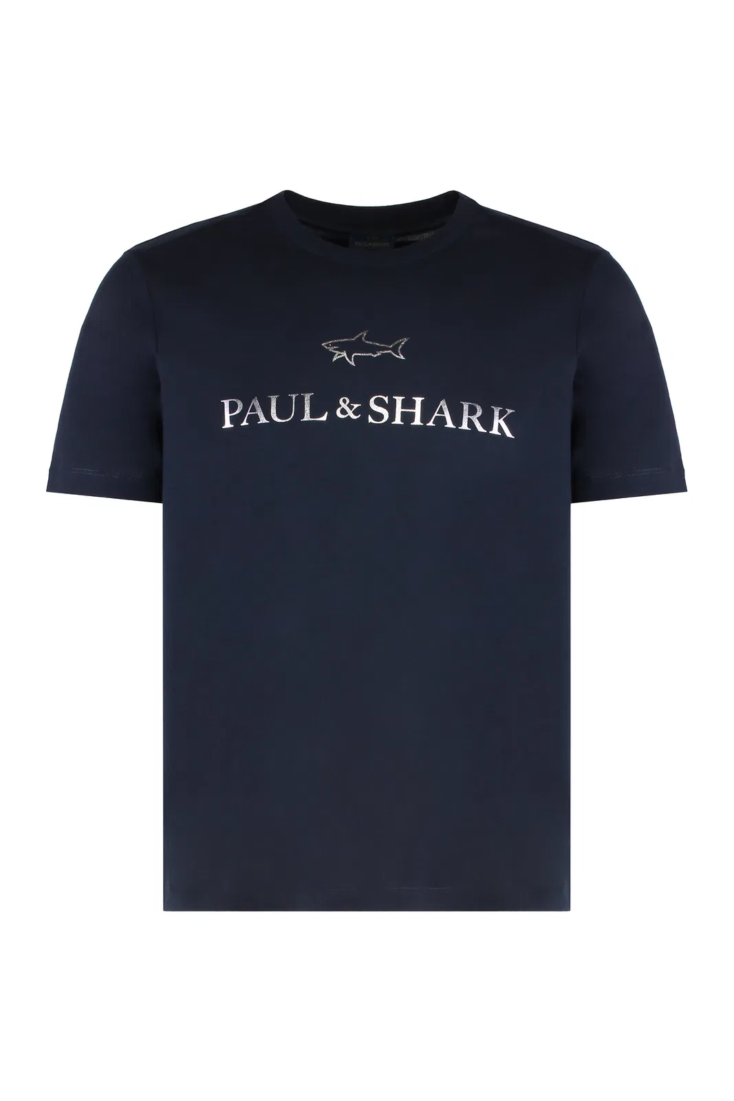Paul & Shark T-Shirt In Cotton Jersey With Logo Print