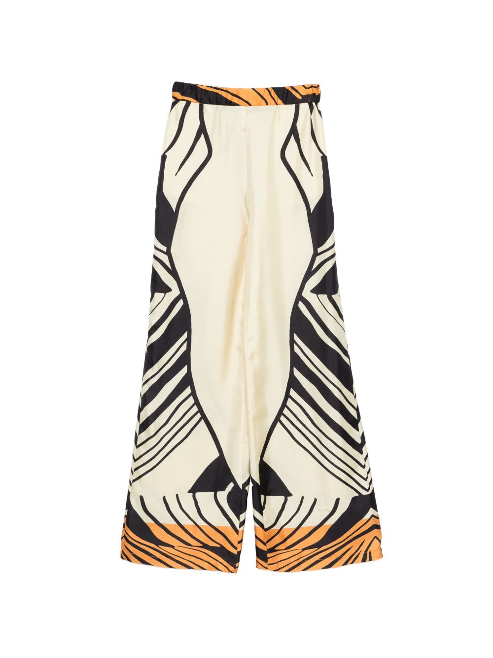 Multicolor Silk Trousers