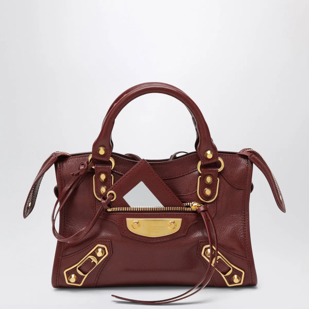 Burgundy Le City Uptown Mini Bag
