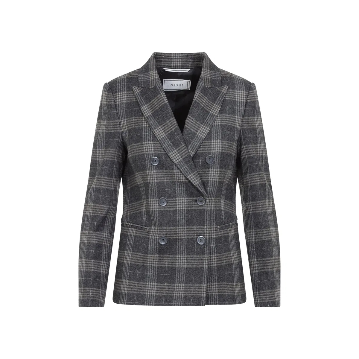 Peserico Grigio Eclisse Blazer In Gray