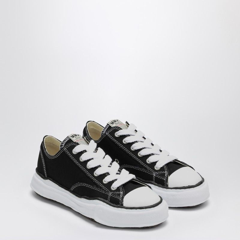 Black Peterson Low Sneakers In Canvas