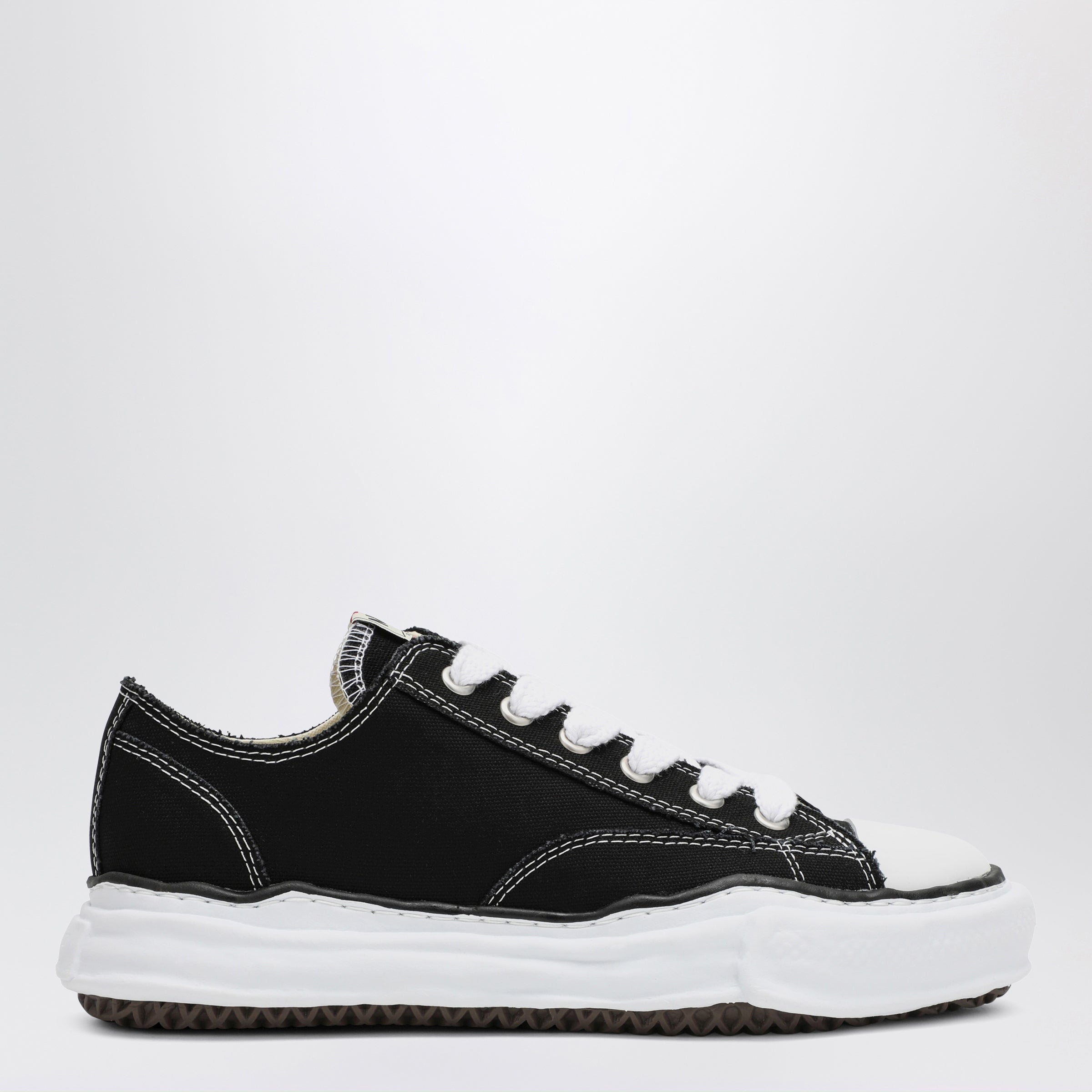 Black Peterson Low Sneakers In Canvas