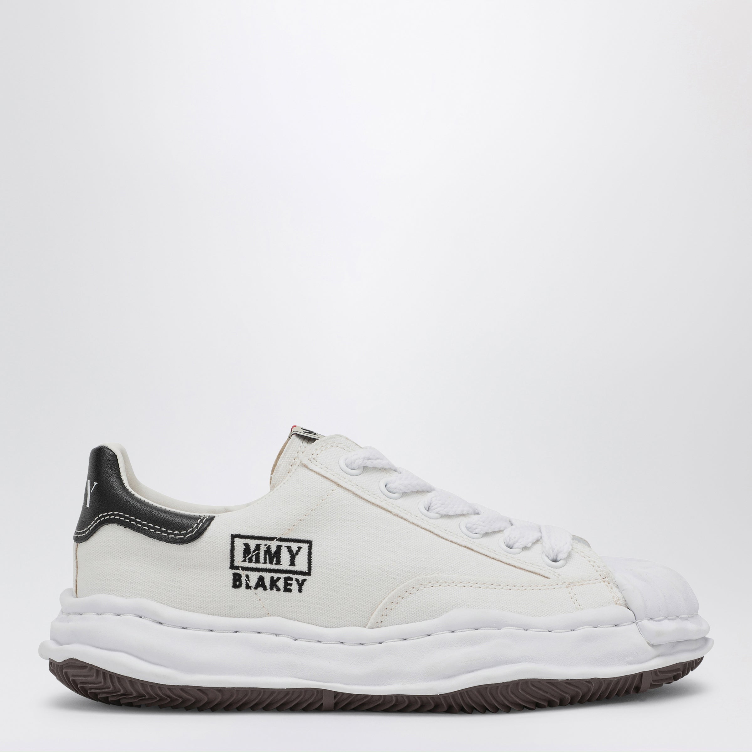 White Blakey Low Canvas Sneakers