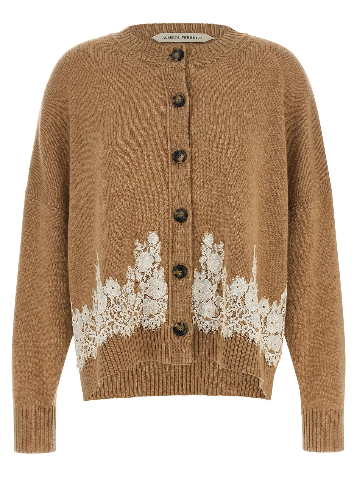Lace Insert Cardigan