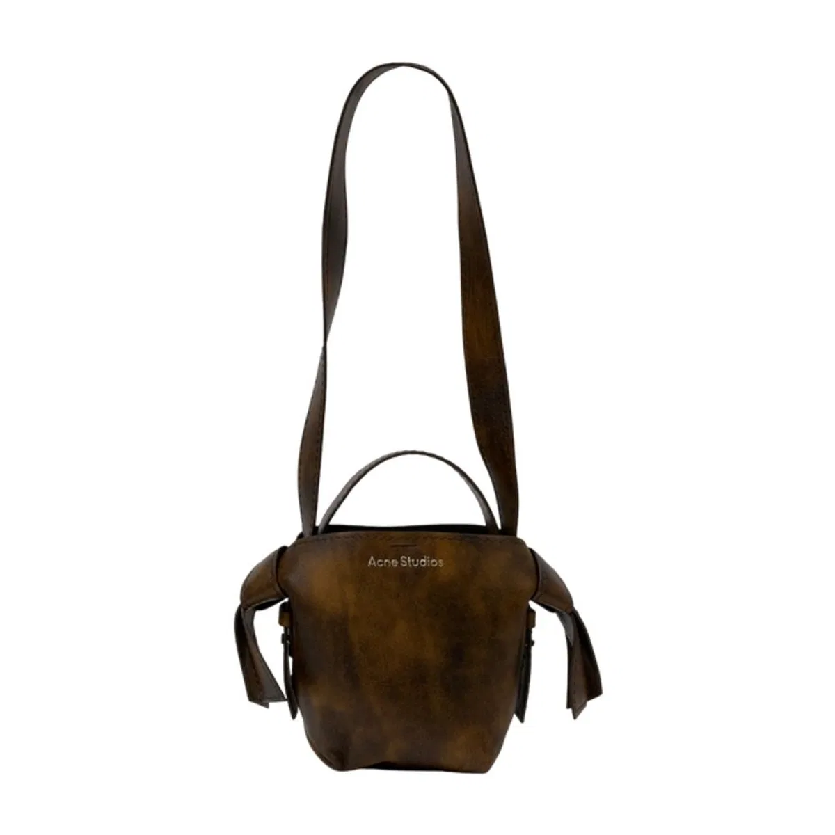 Acne Studios Musubi Purse In Brown