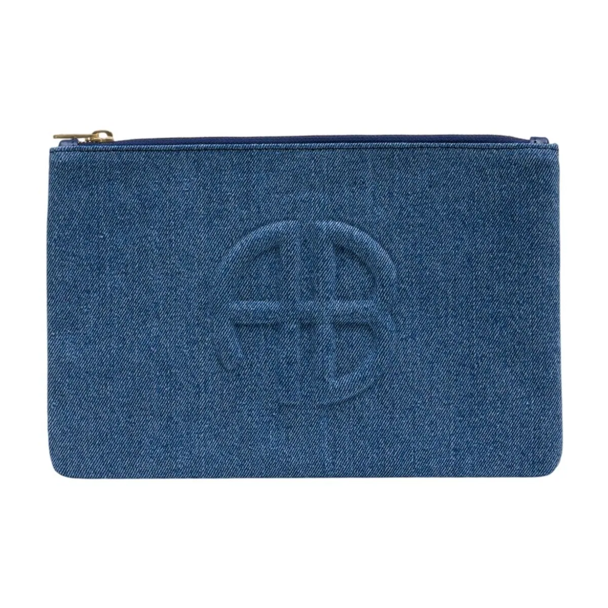 Anine Bing Lili Clutch Bag - - Cotton - Blue