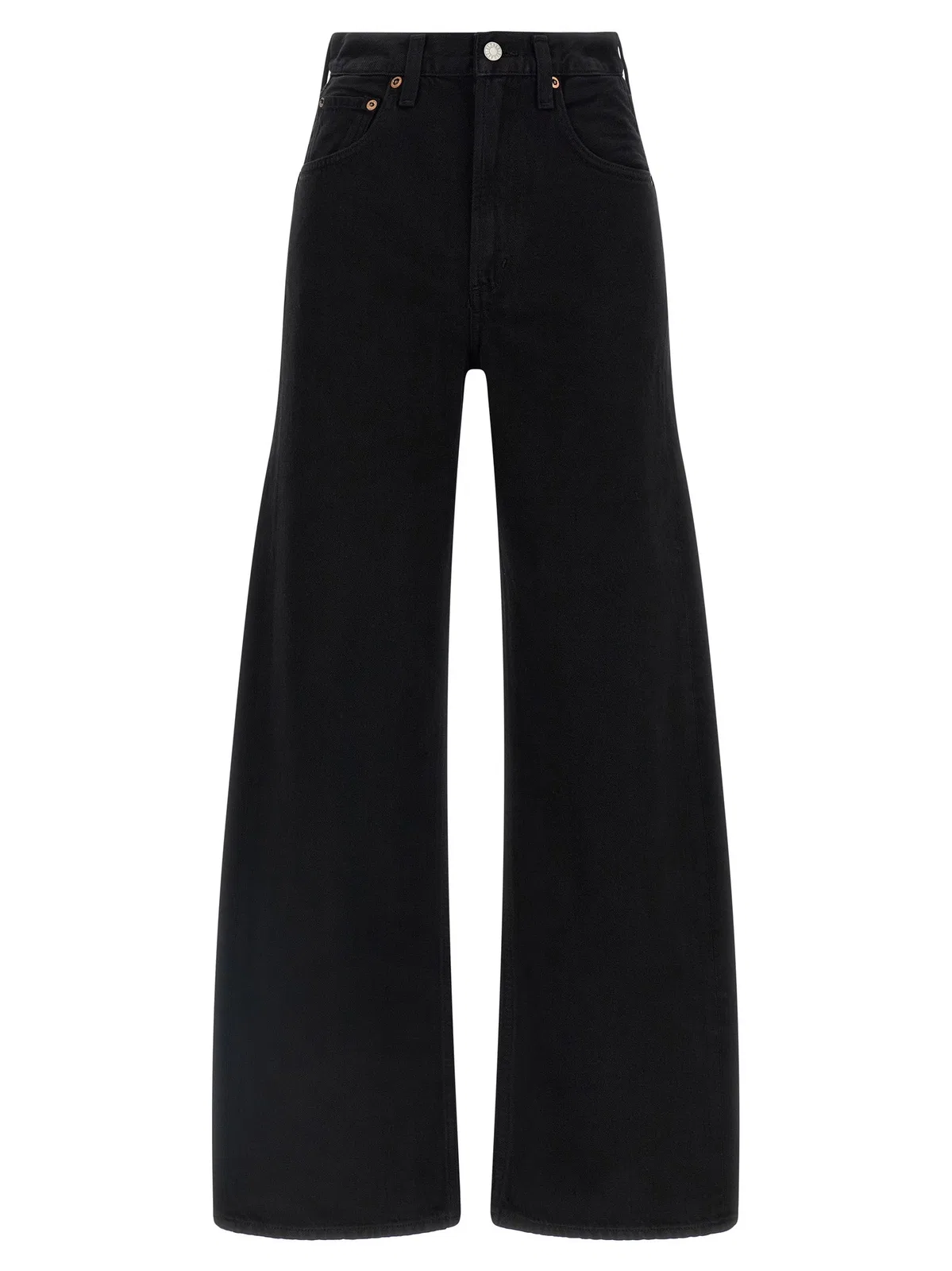 Agolde Low Curve Jeans In Black