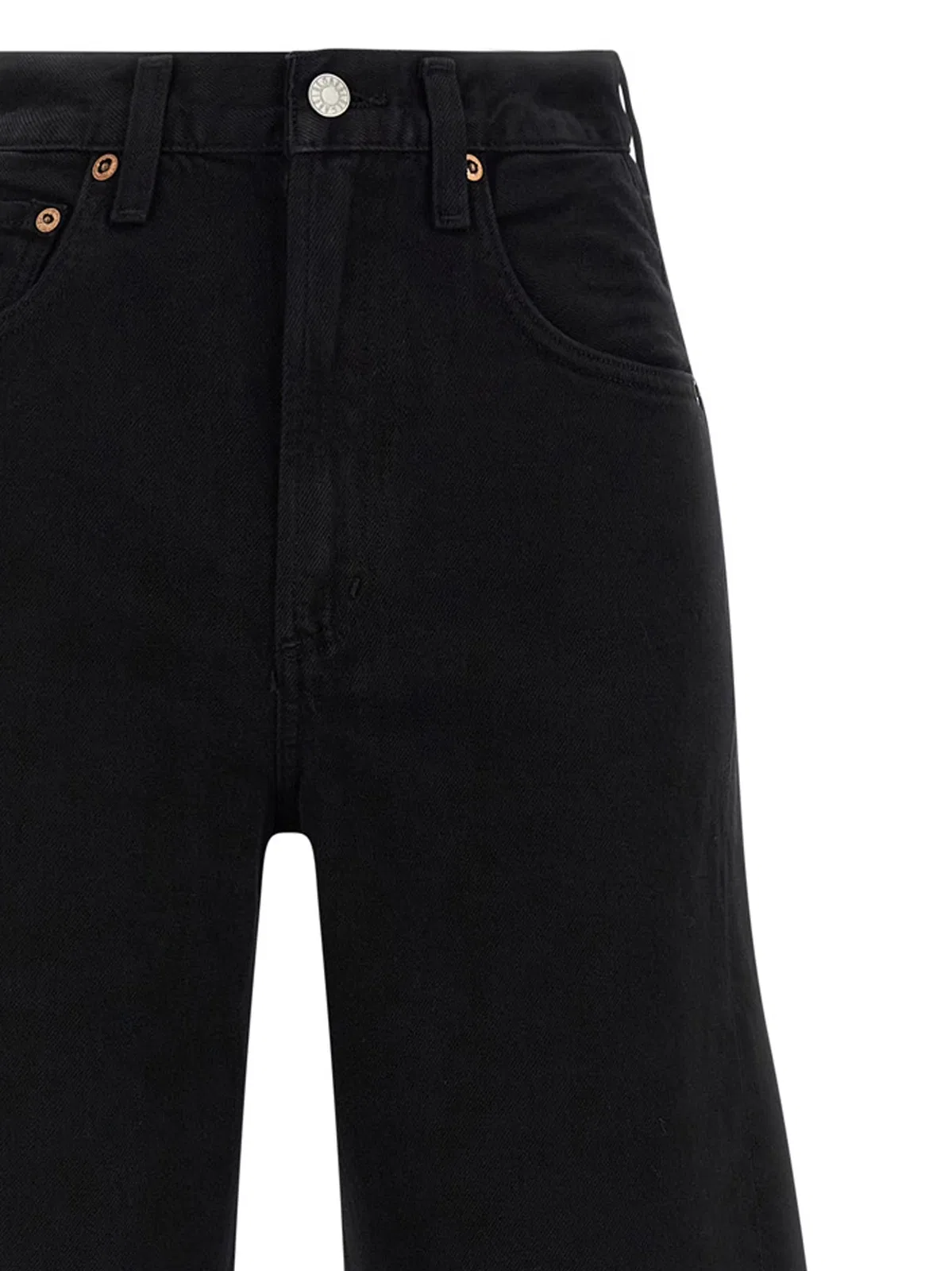 Agolde Low Curve Jeans In Black