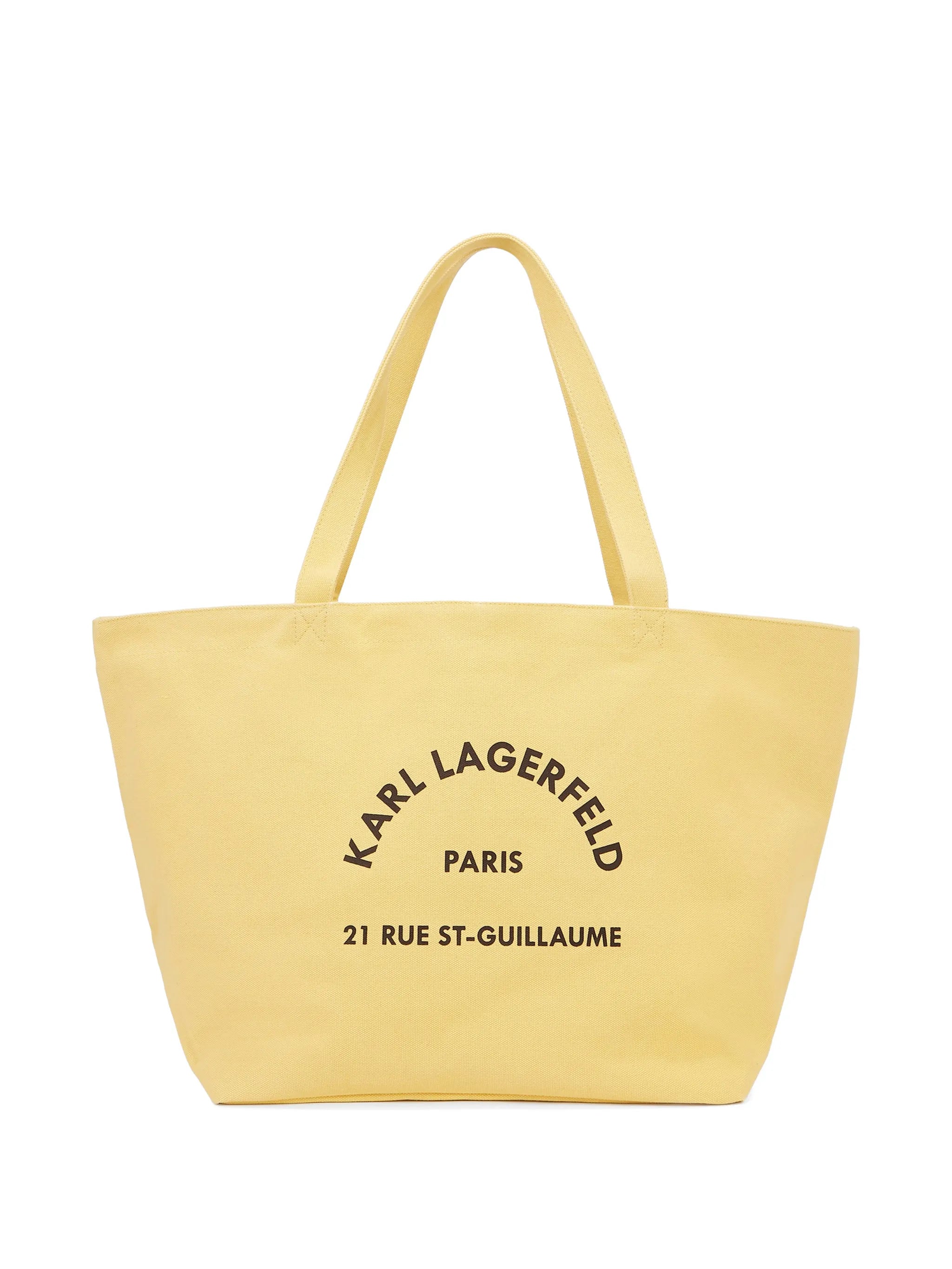 Shopper Canvas Black White Logo
