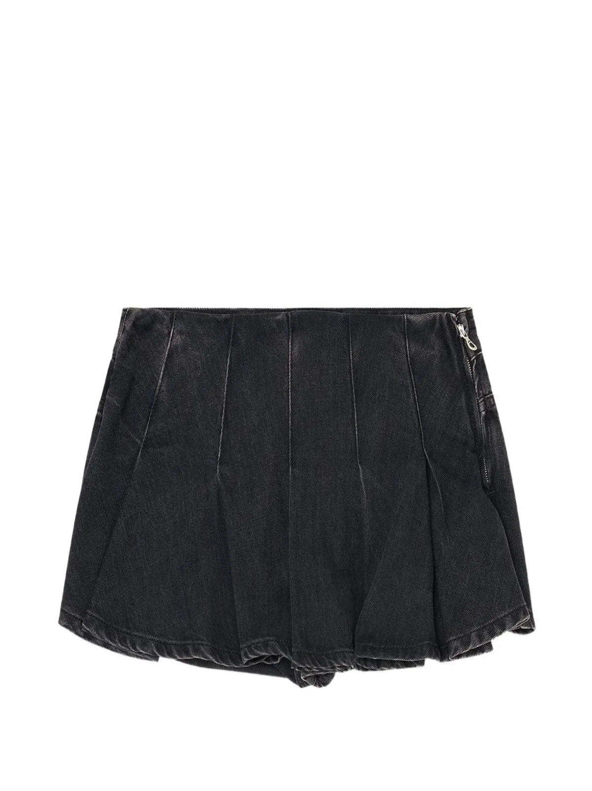Diesel Black Pleated Five Pocket Skirt