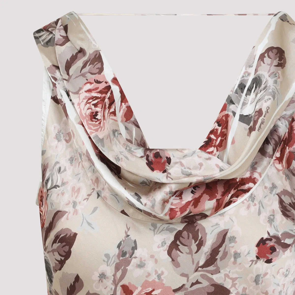 Acne Studios Beige Dress In Multi