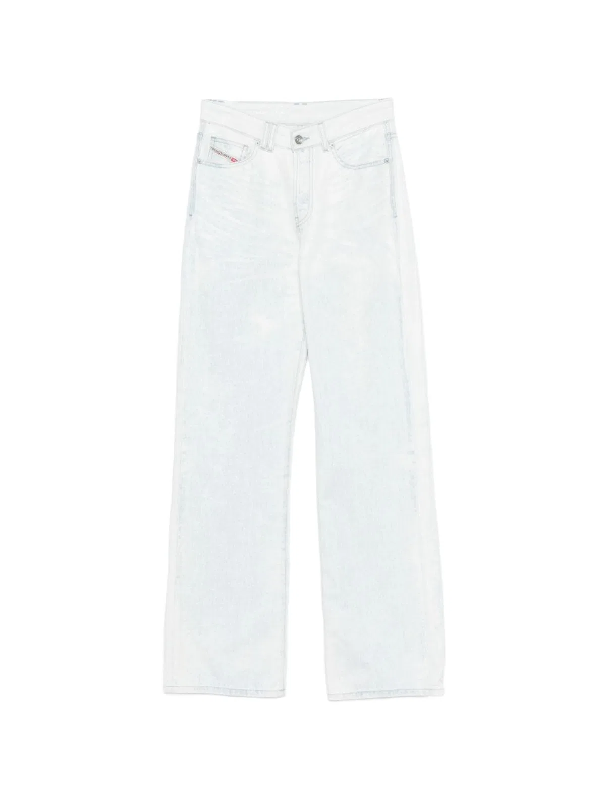 Diesel 1971 D-sent Regular Satin Jeans In Light Blue