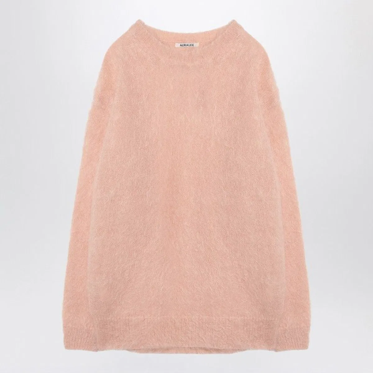 Pink Mohair And Wool Jumper