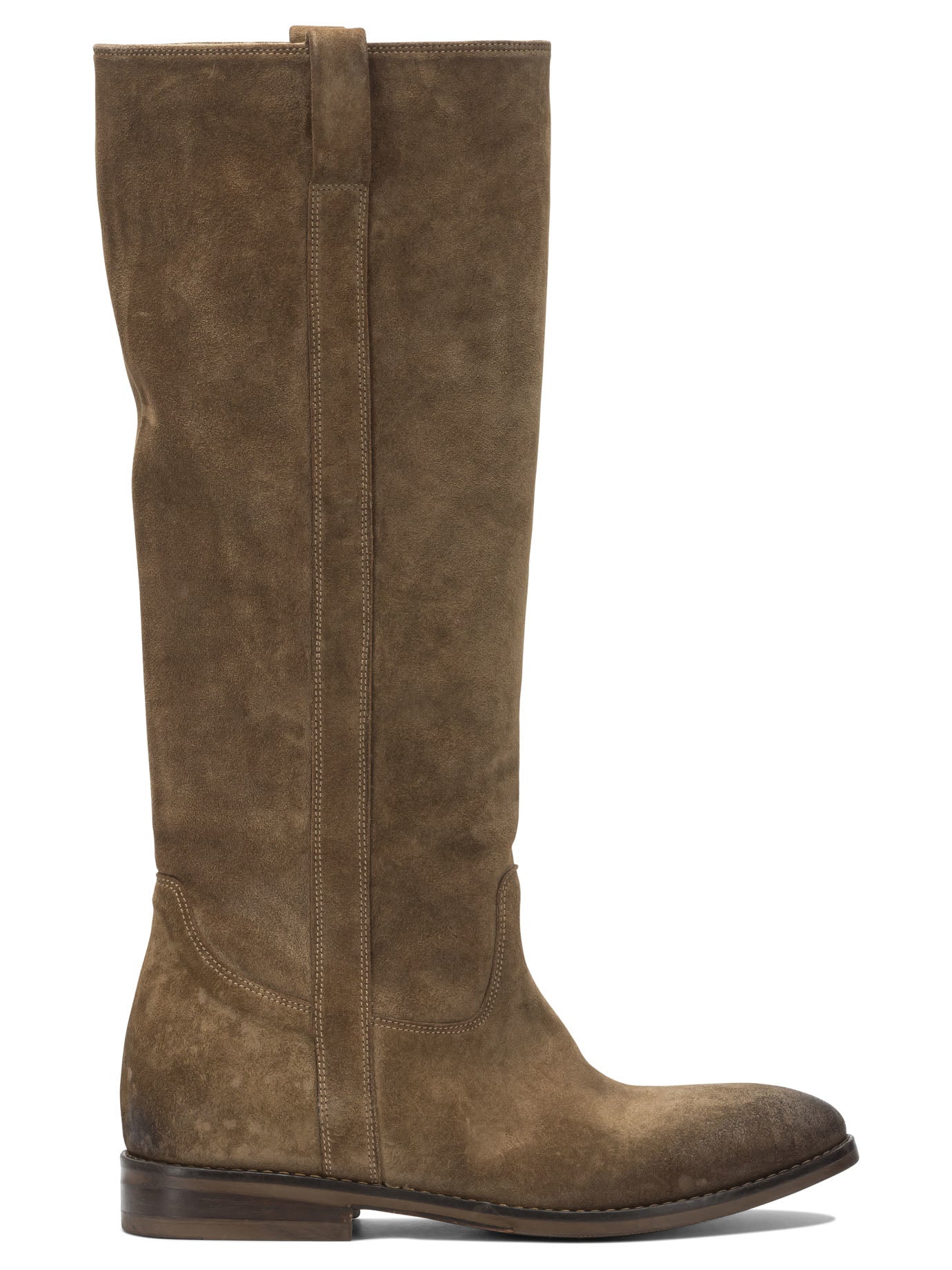 Caramel Wash Leather Boots