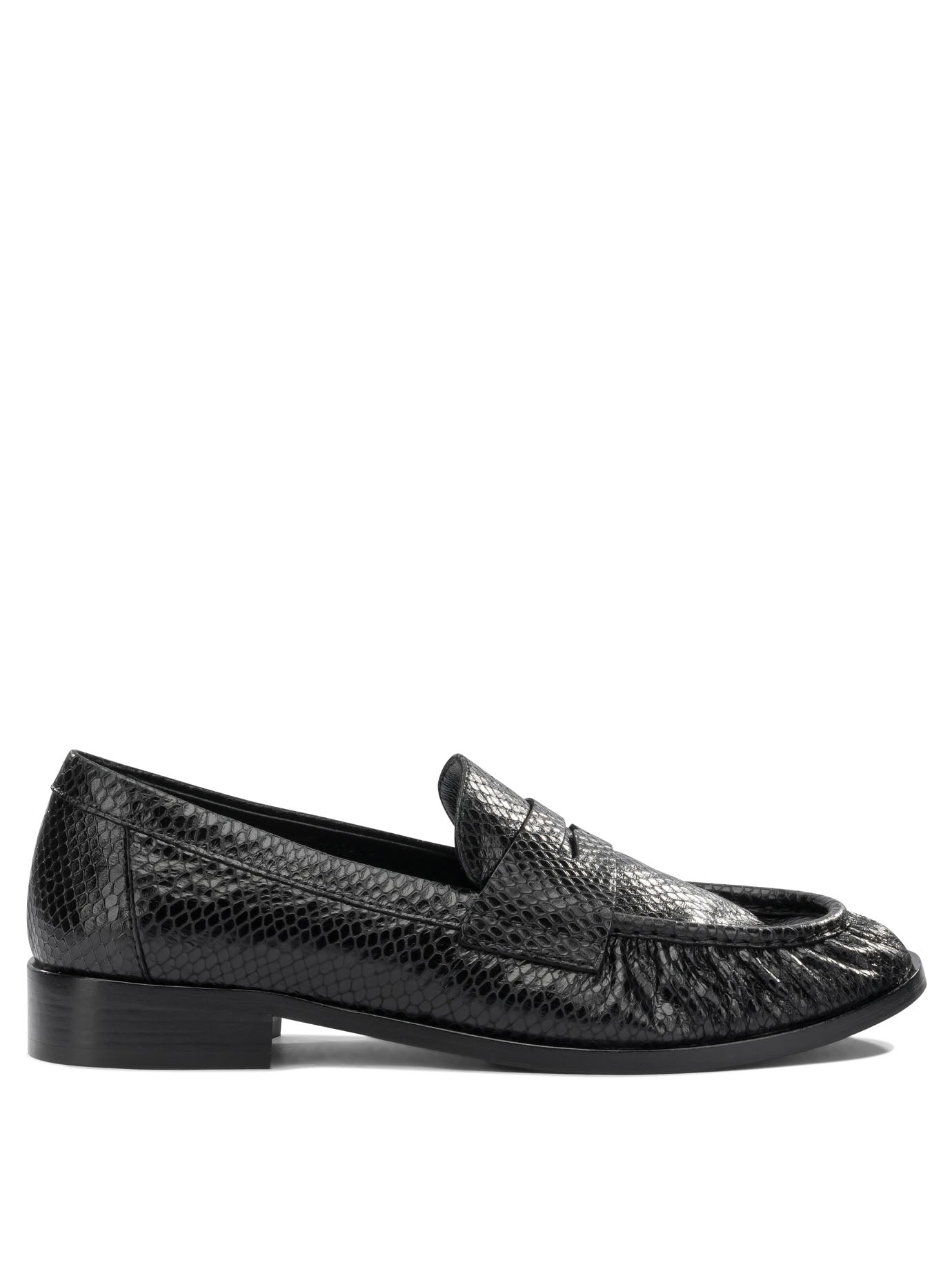 Leather Black Loafers