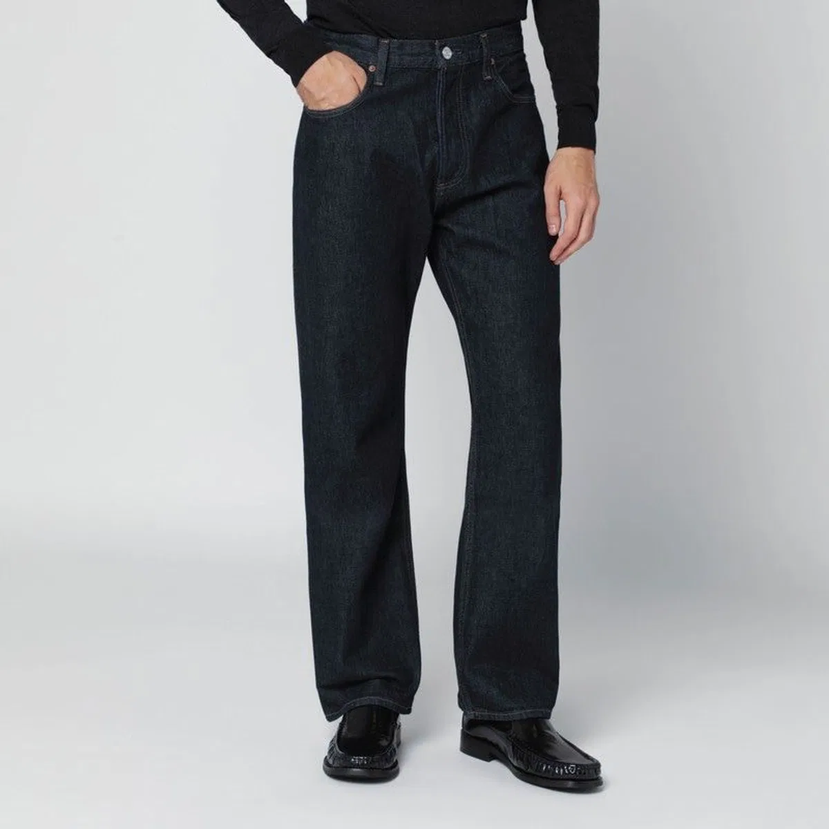 Dark Blue Regular Jeans