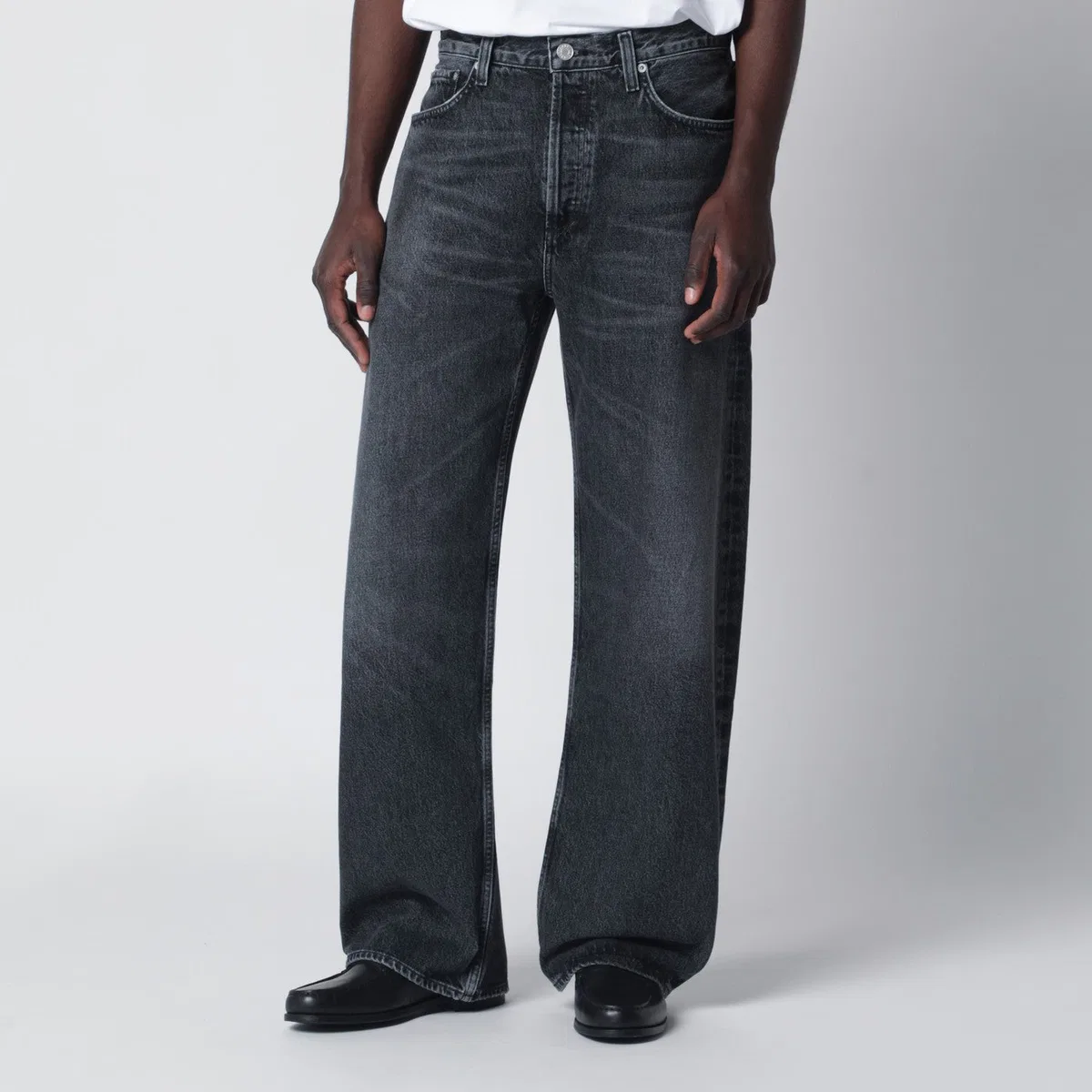 Dark Washed Black Afton Jeans