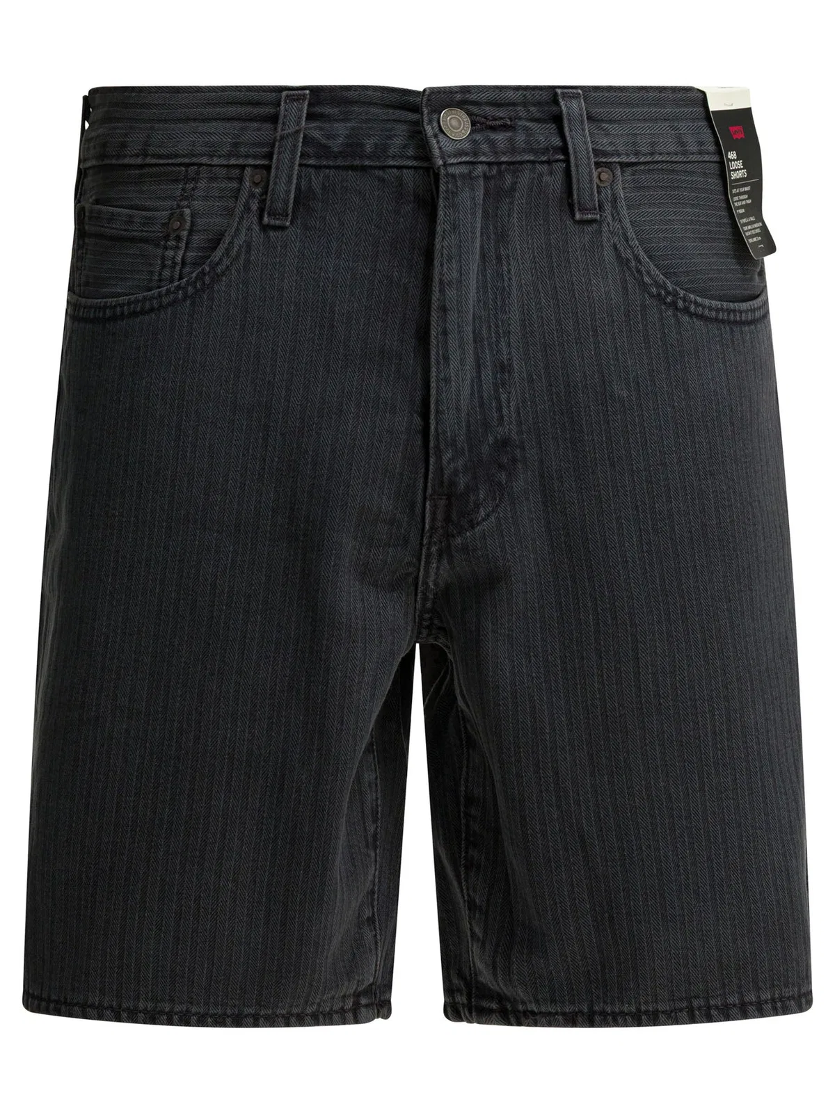 Black Cotton Shorts