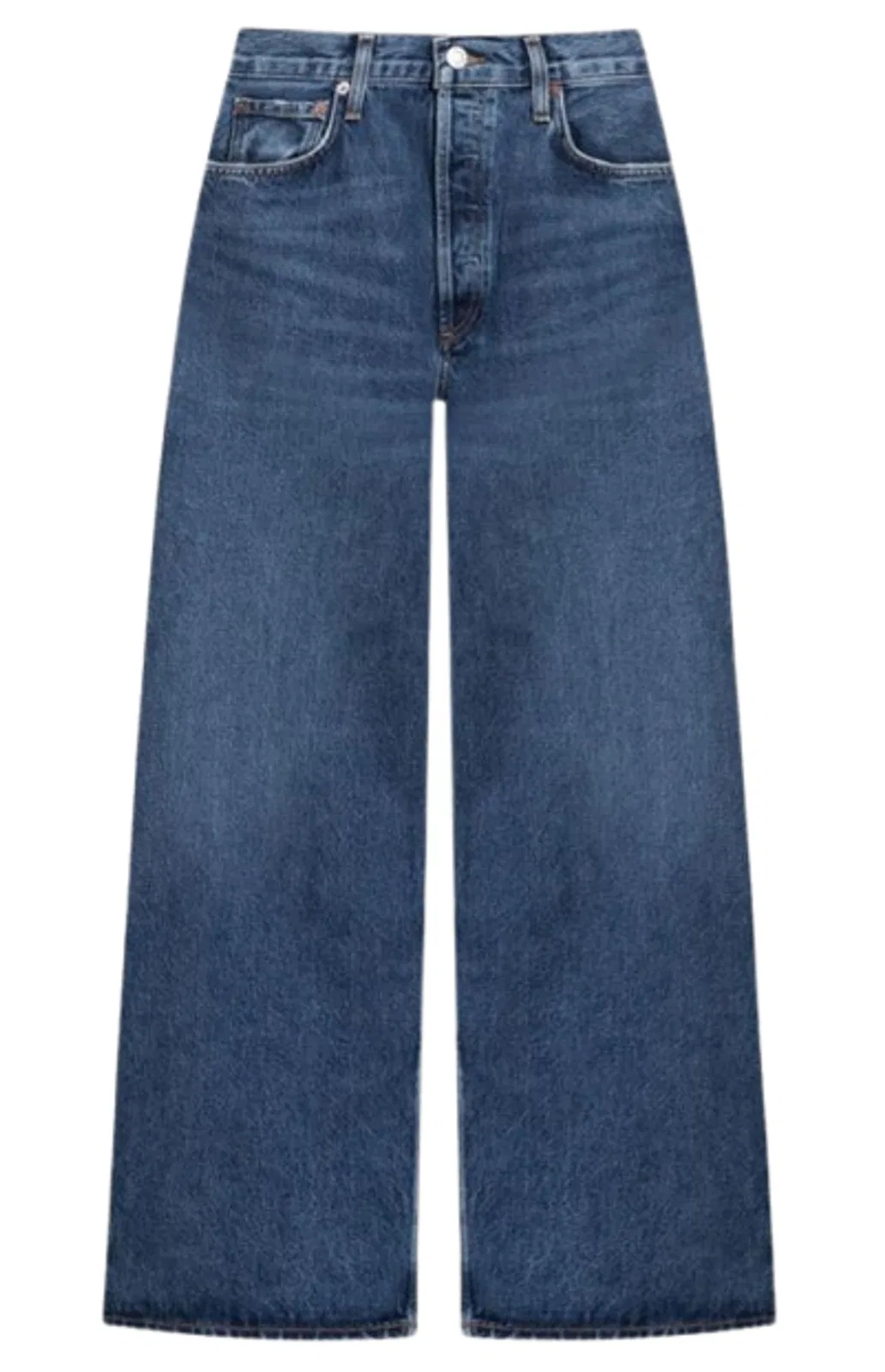 Agolde Navy Blue Cotton Jeans