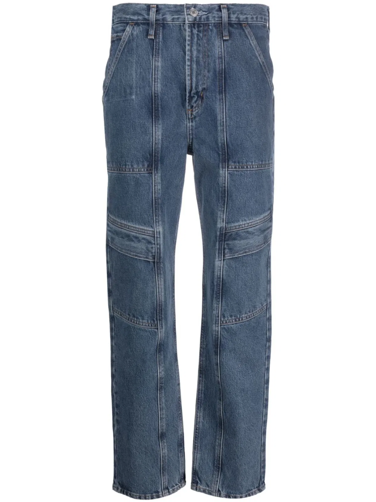 Cargo Straight-Leg Jeans